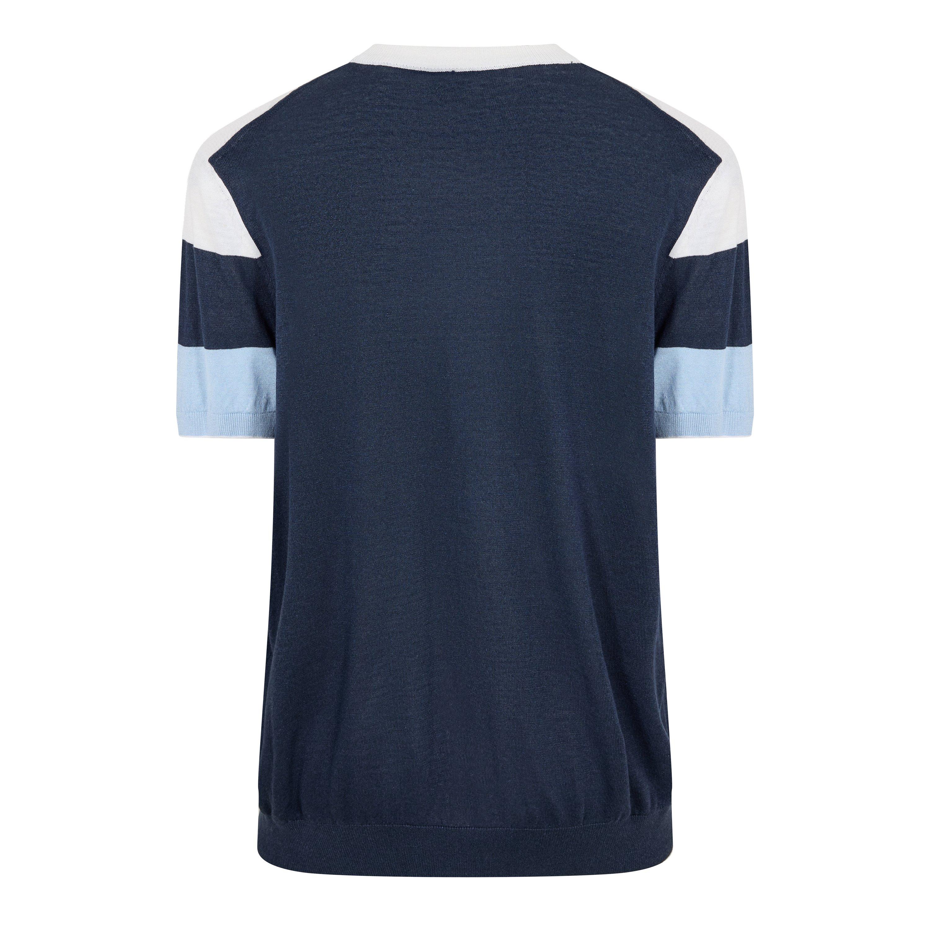 Dark Blue - Boss - Men's Tramonte Knitted Top - 2