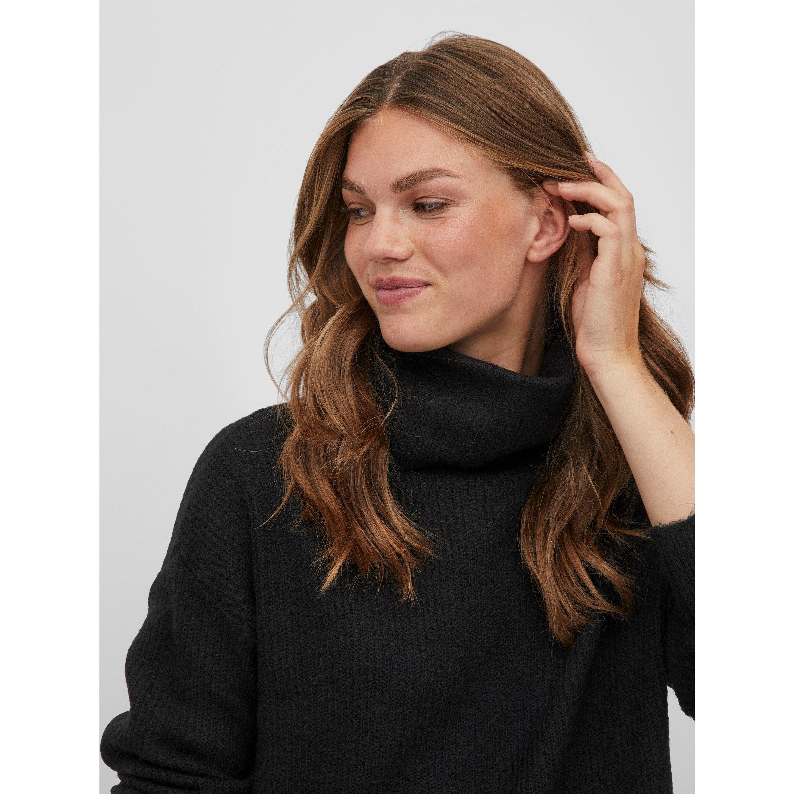 Schwarz - Vila - Women's Crew Neck Jumper - 5