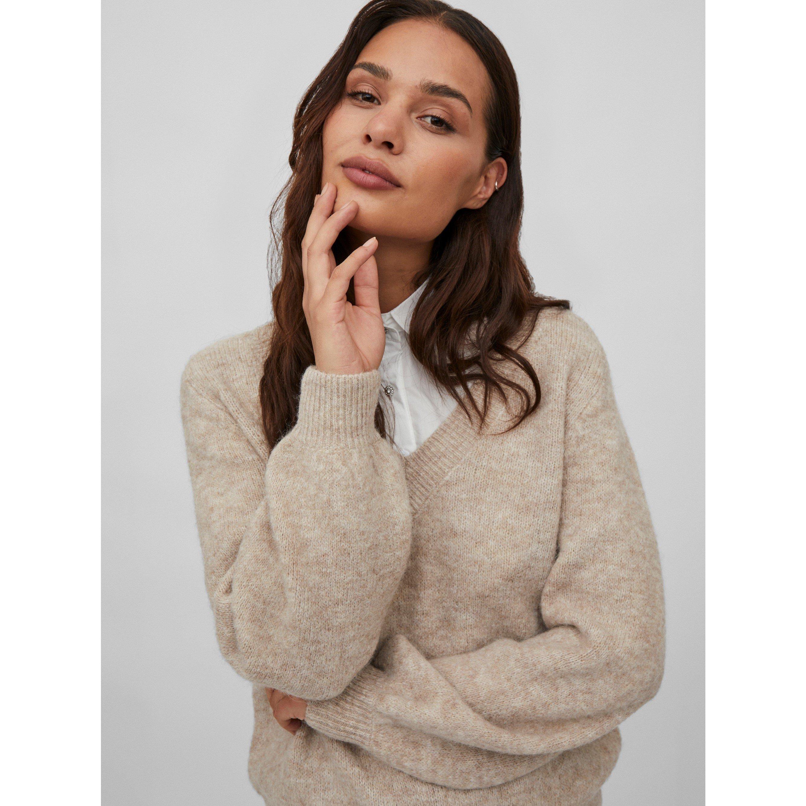 Naturmelange - Vila - Women's Jamina Crew Neck Jumper - 3