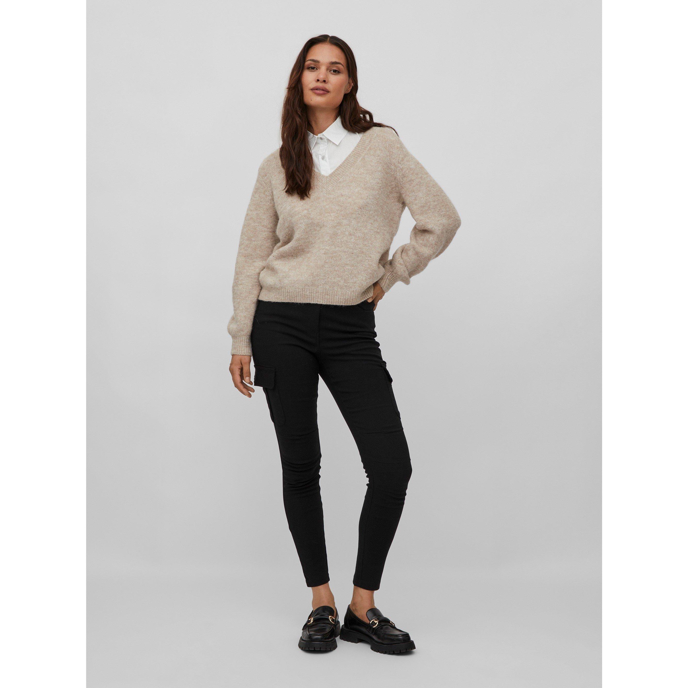 Naturmelange - Vila - Women's Jamina Crew Neck Jumper - 5