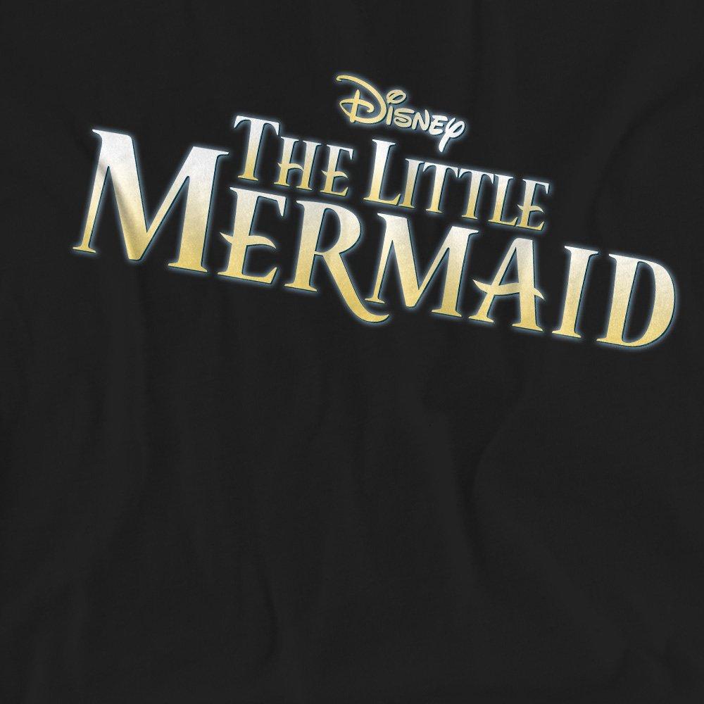 Black - Disney - The Little Mermaid Logo T-Shirt Black - 2