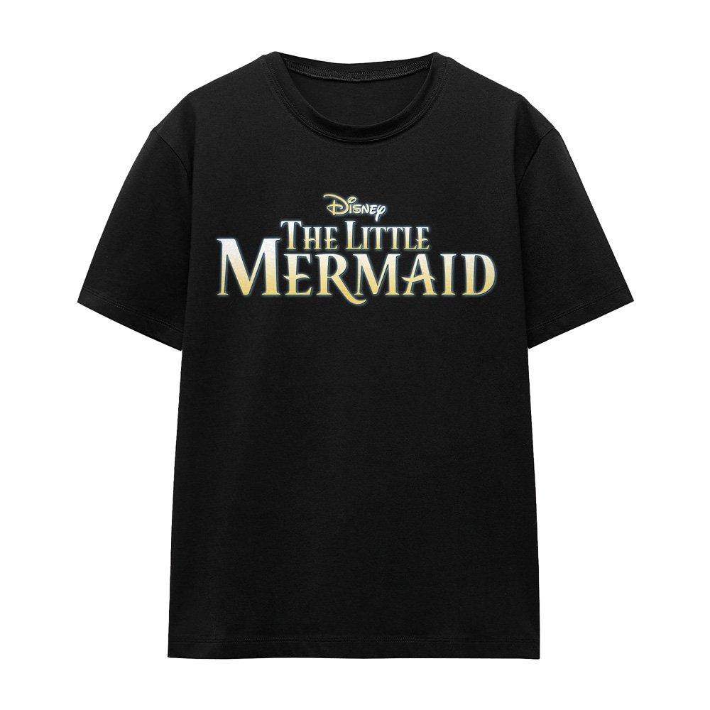 Black - Disney - The Little Mermaid Logo T-Shirt Black - 4