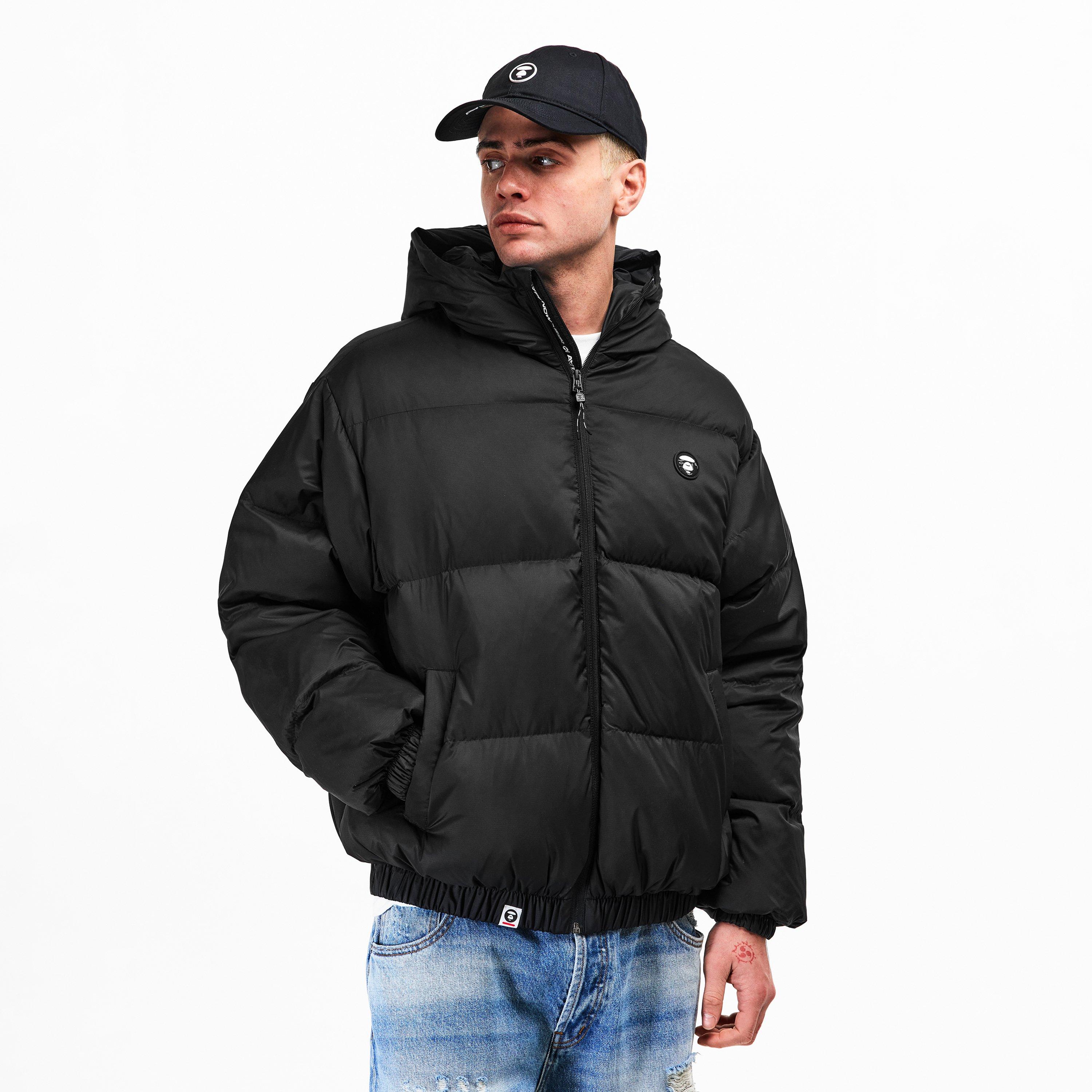 Black - AAPE - AAPE Puffer Jacket Sn54 - 3