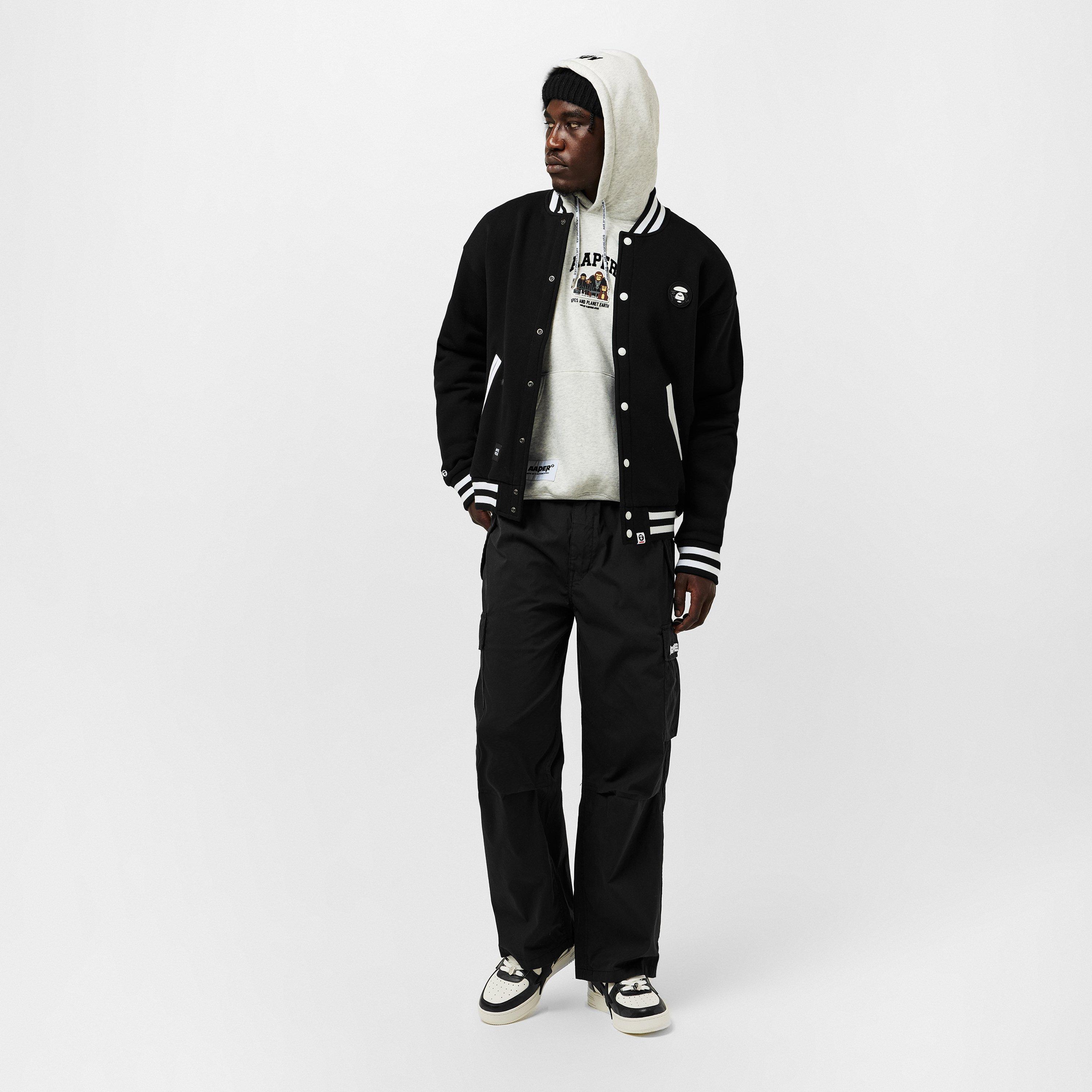 Black - AAPE - Men's Now Varsity Jacket - 6