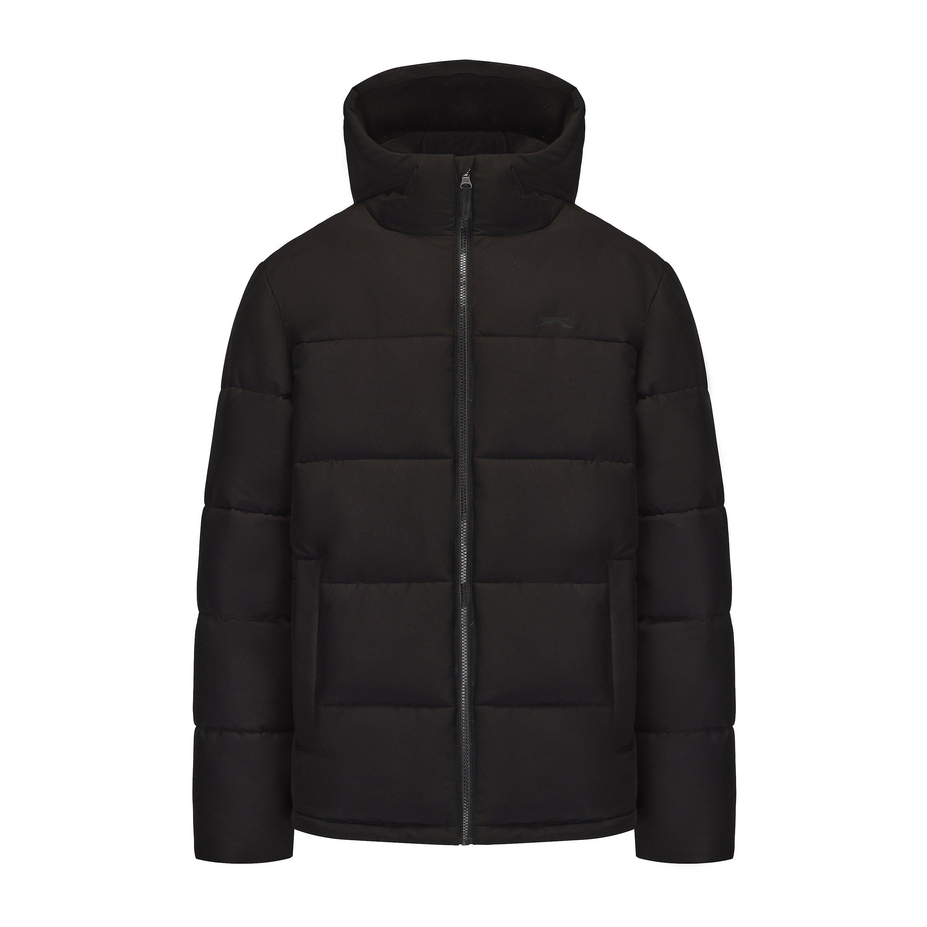 Slazenger Men's Short Puffer Jacket - Black - XL