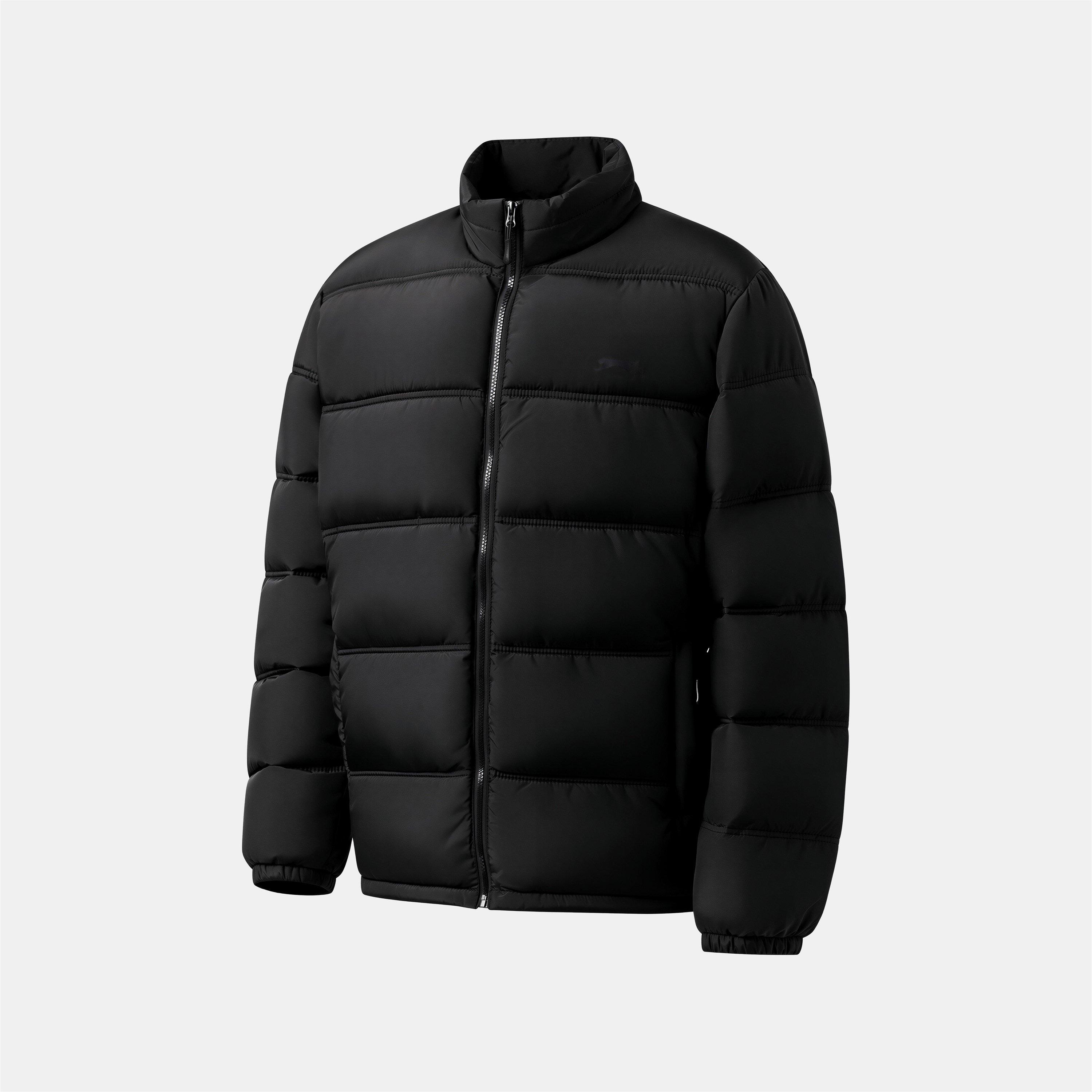 Black - Slazenger - Mens Short Puffer Jacket - 3
