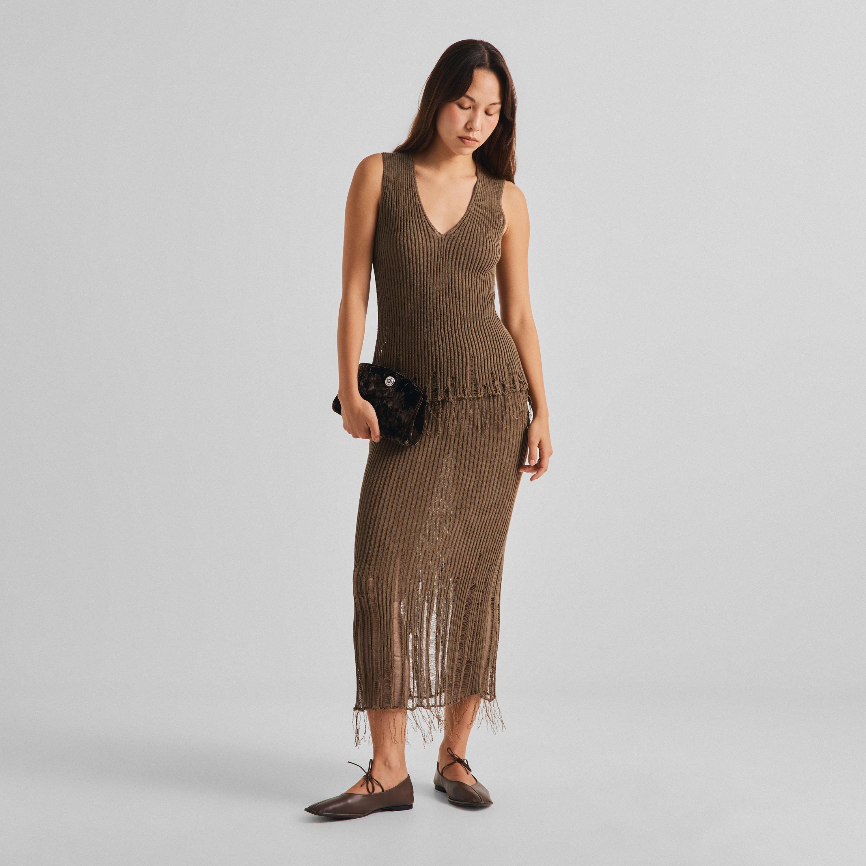 Mustard - Uma Wang - Women's Midi Skirt - 6
