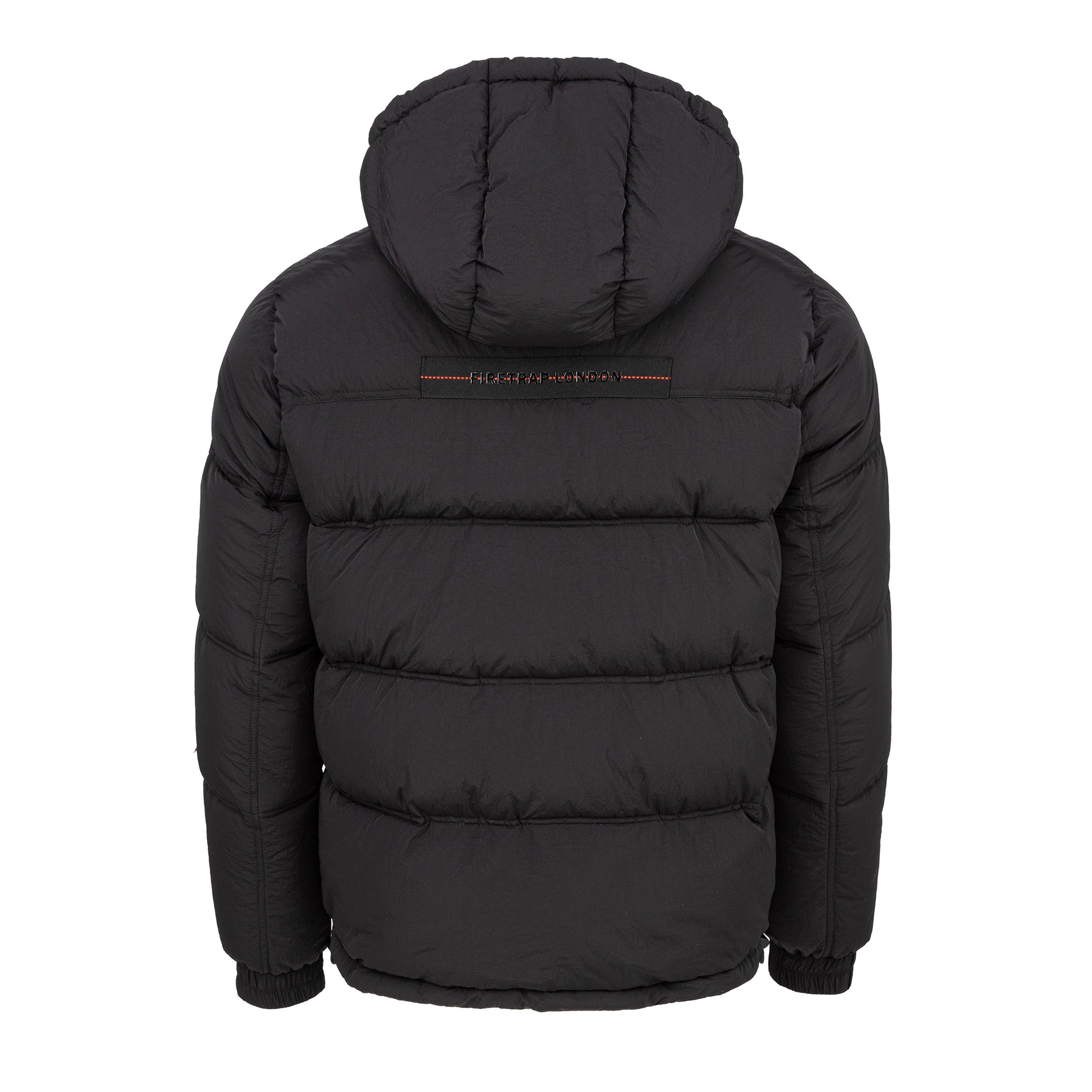Black - Firetrap - Bubble Jacket Mens - 2