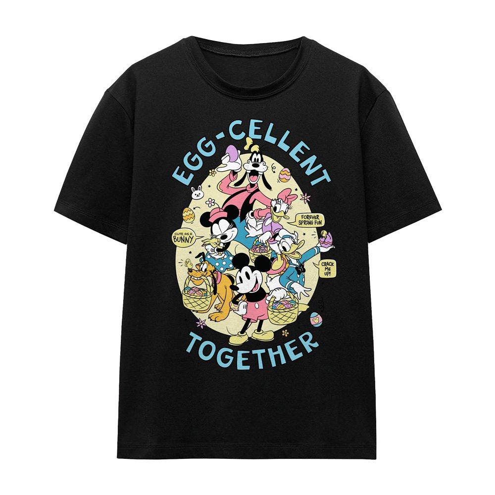 Black - Disney - Mickey Mouse Friends Eggcellent Together At Easter - 4