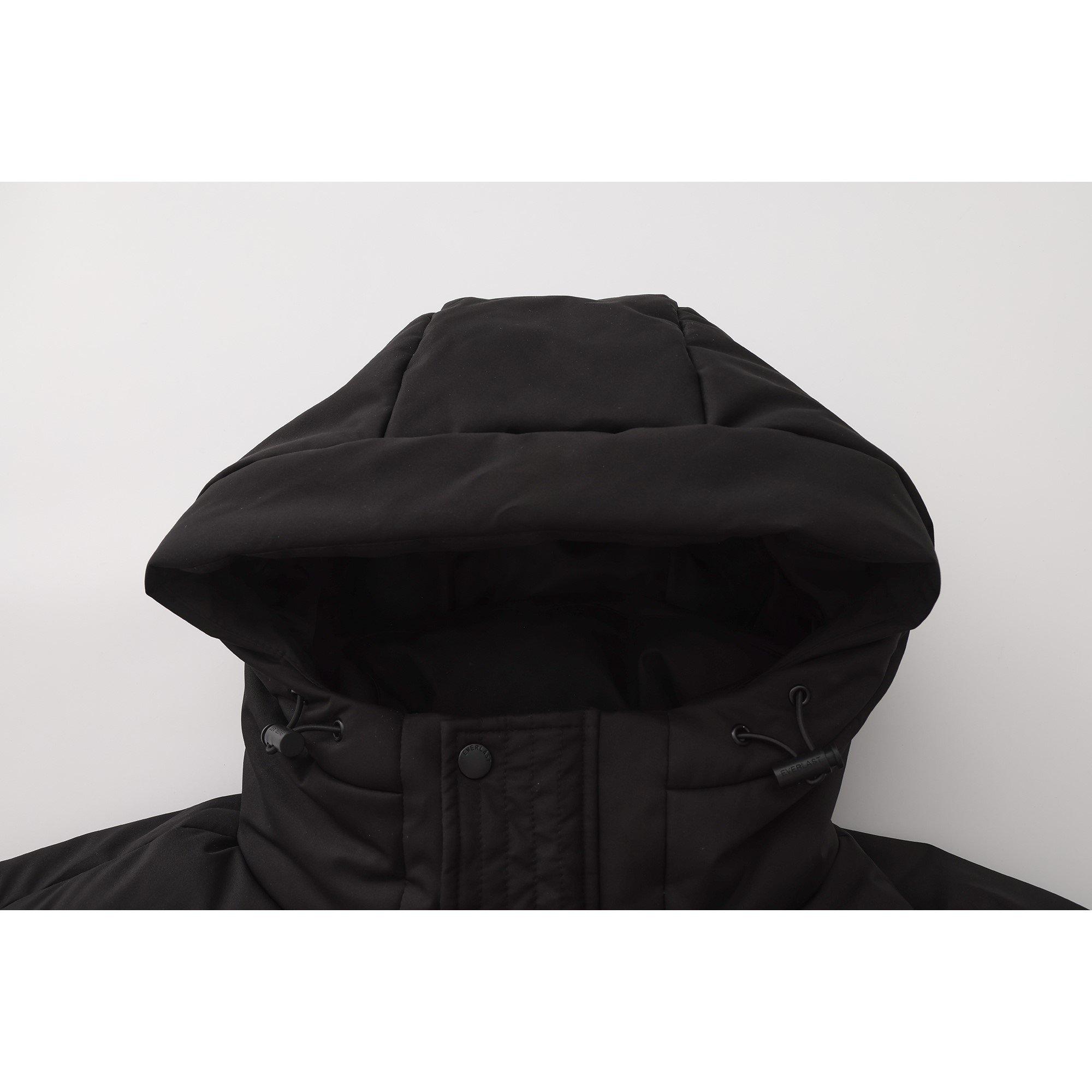 Nero - Everlast - Hooded Long Sleeve 3 Pockets Full Zip Medium Puffer Jacket - 3