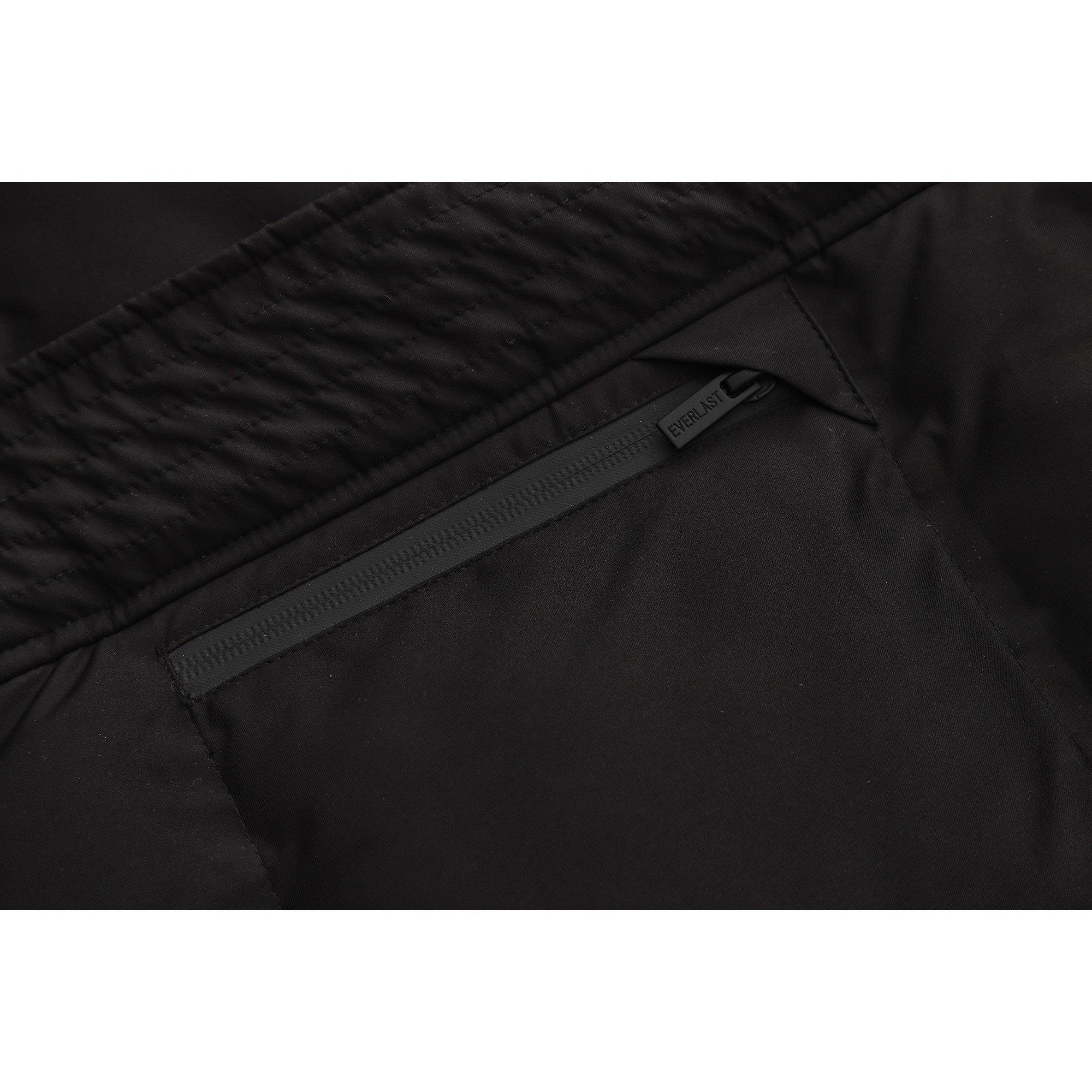 Nero - Everlast - Hooded Long Sleeve 3 Pockets Full Zip Medium Puffer Jacket - 4