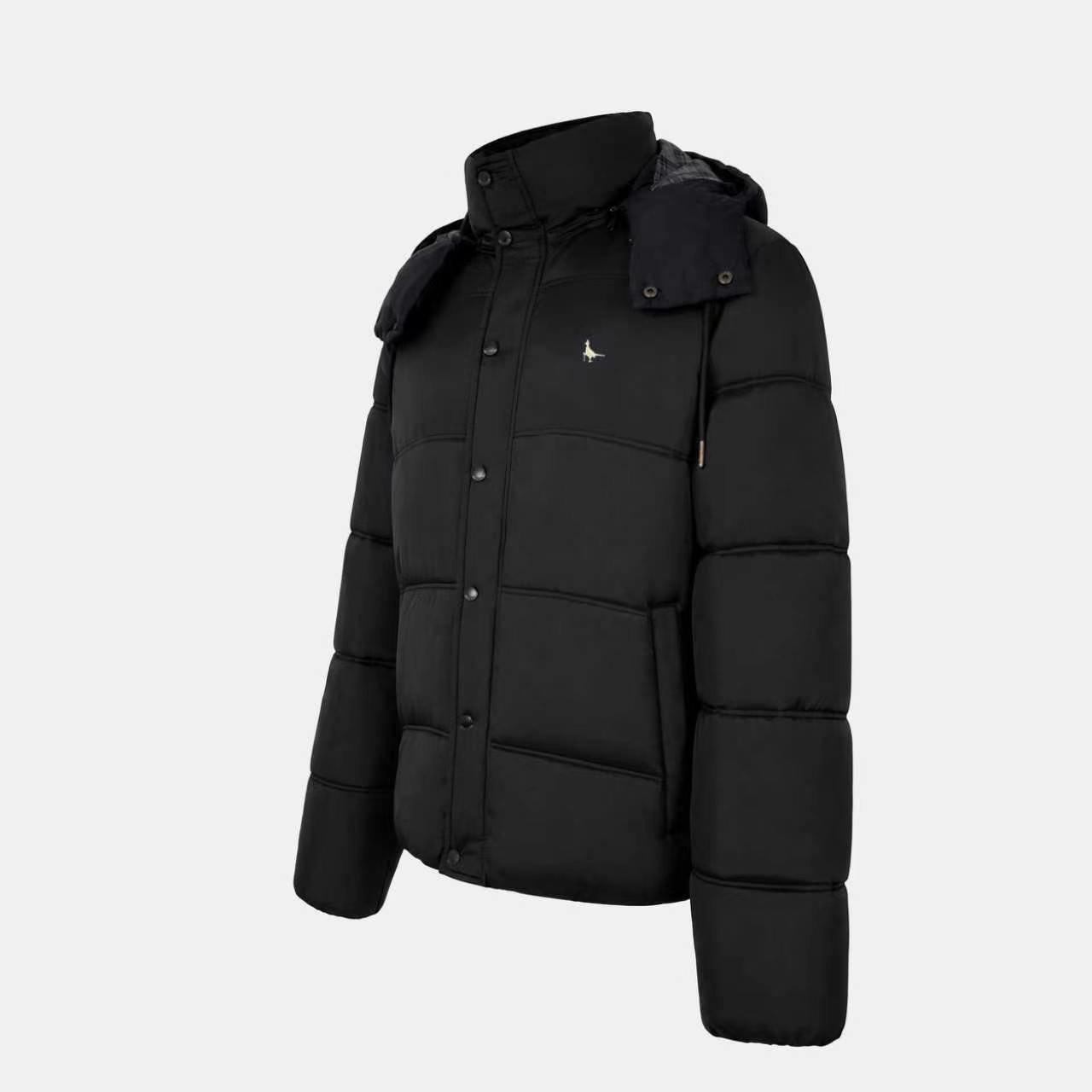 Black - Jack Wills - Men's Salcombe Adjustable Hood Short Puffer Jacket - 2