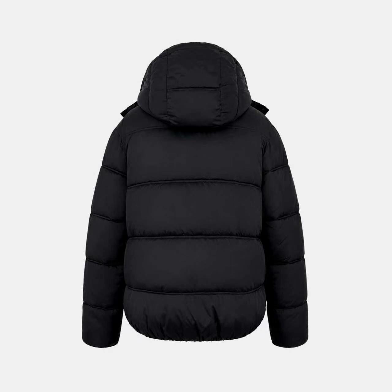 Black - Jack Wills - Men's Salcombe Adjustable Hood Short Puffer Jacket - 3