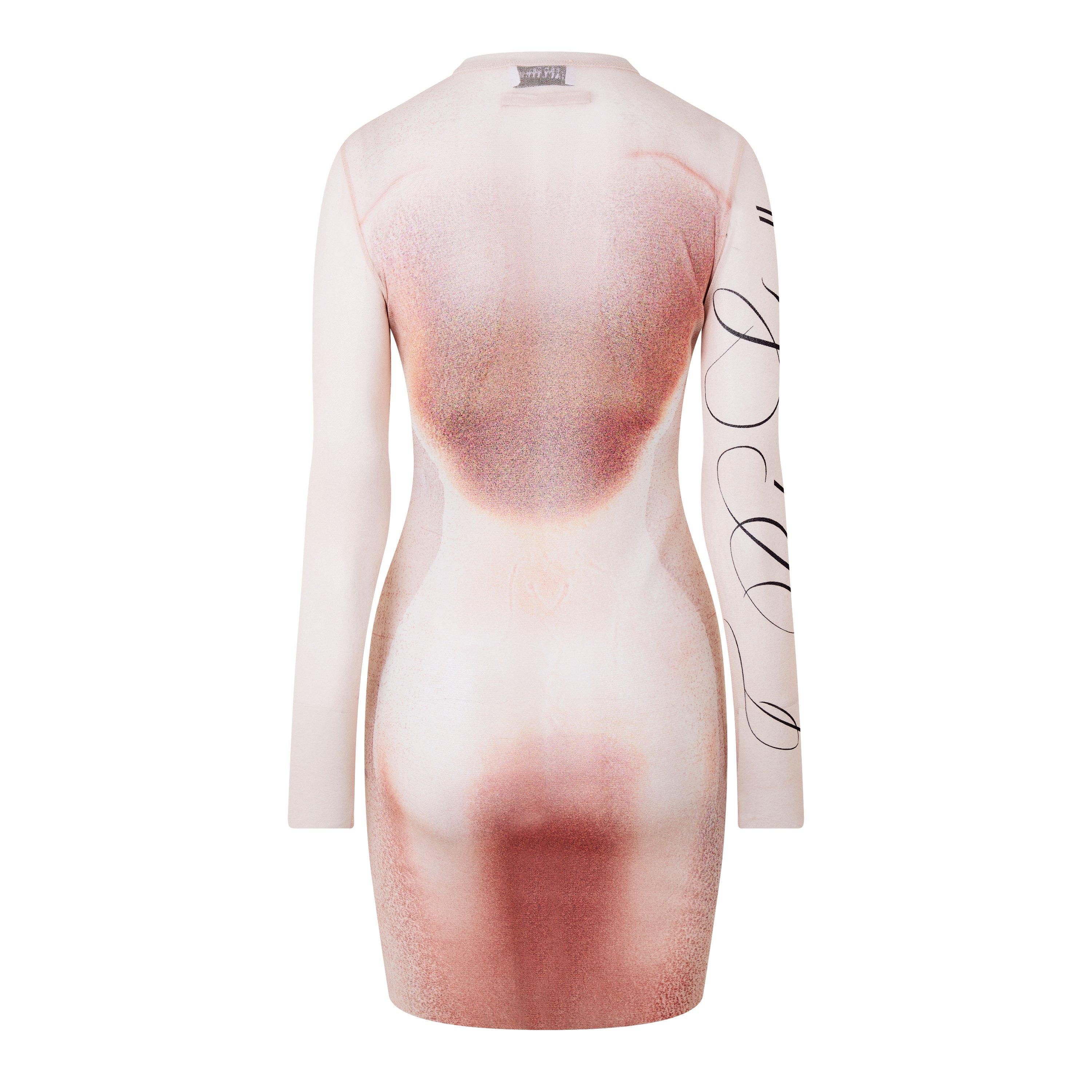 Dusty Pink - Jean Paul Gaultier - Women's Le Classique Mini Dress - 6