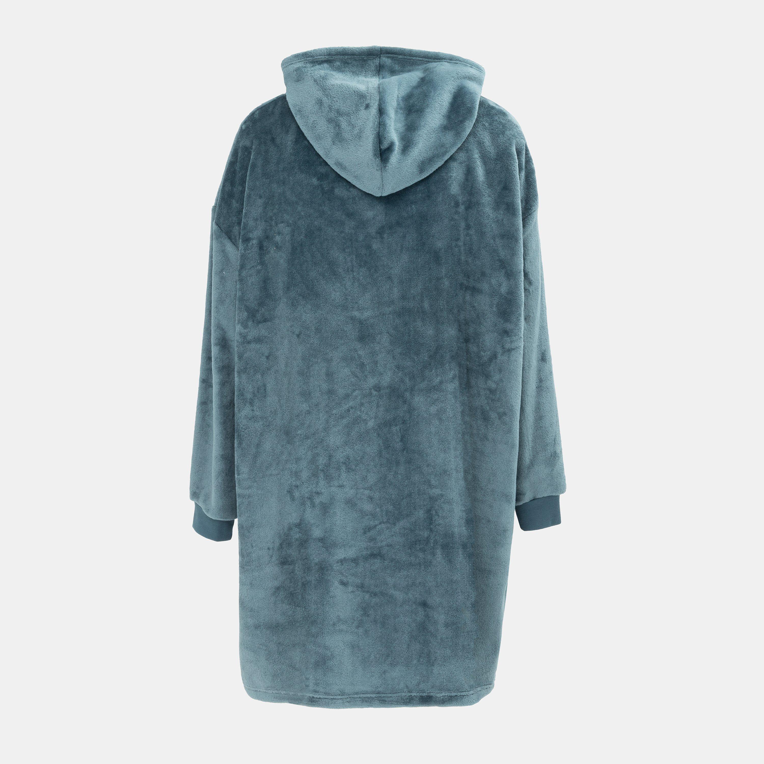 Teal - Howick - Snuggle Hoodie Men - 2
