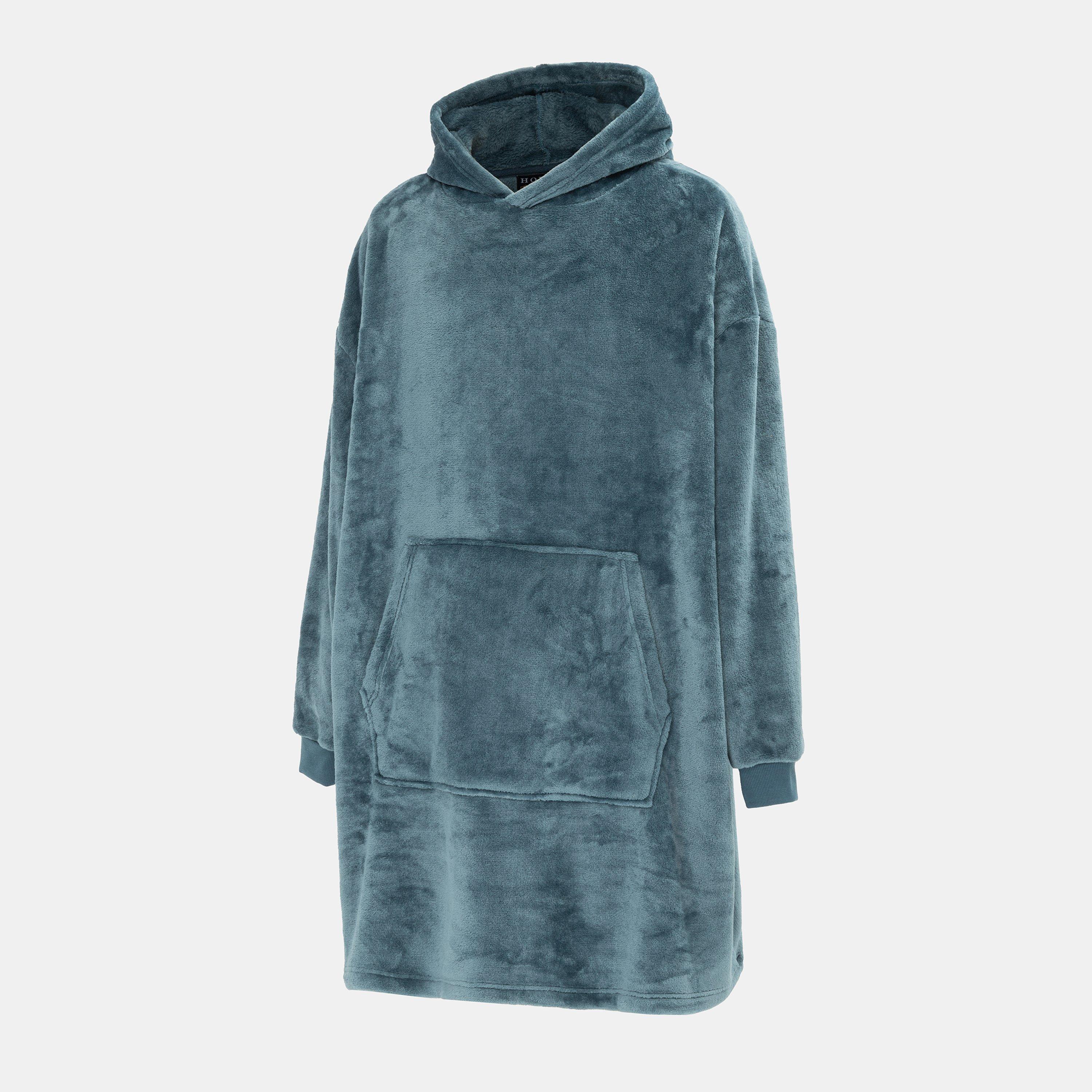 Teal - Howick - Snuggle Hoodie Men - 3