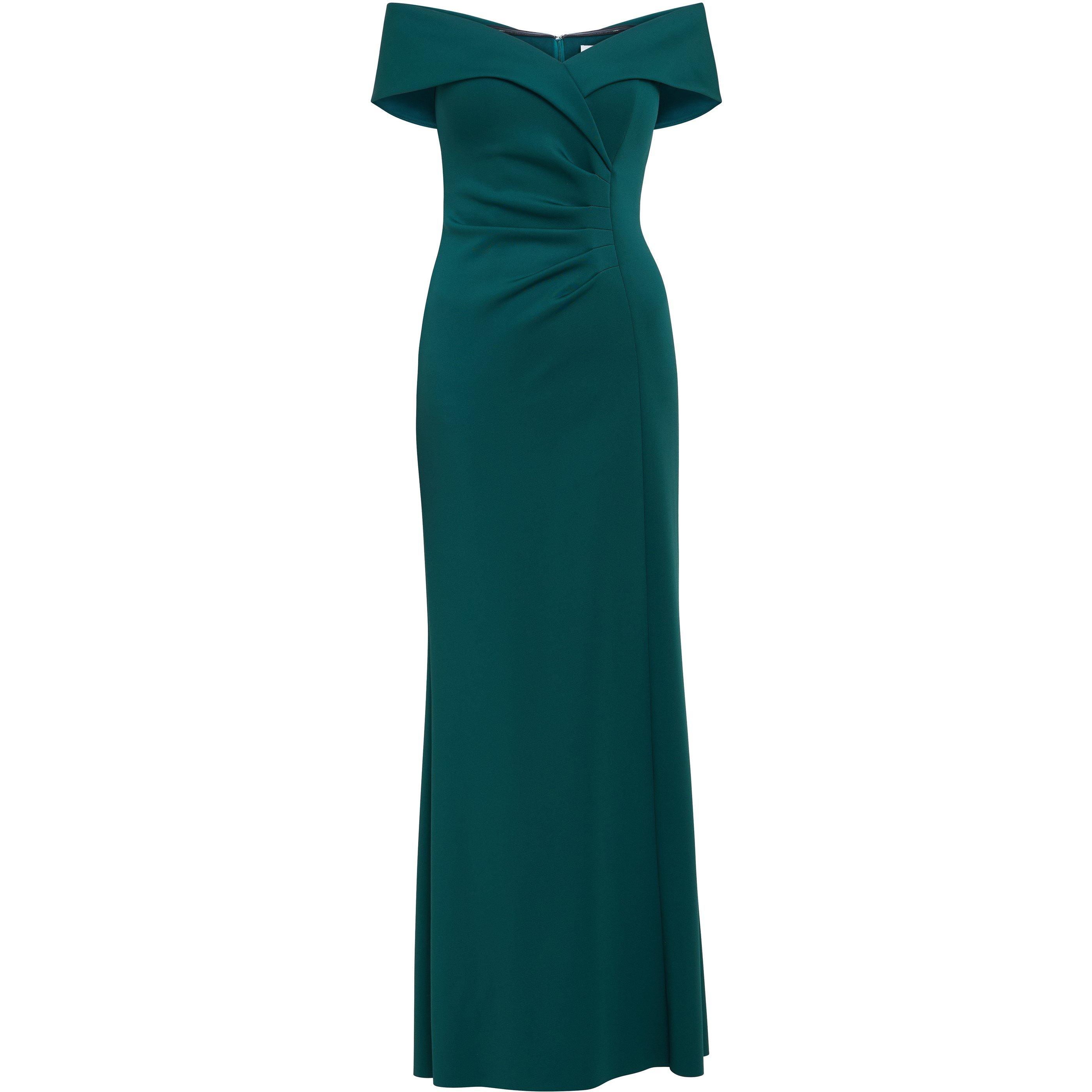Bright Green - Gina Bacconi - Carolyn Off The Shoulder Maxi Dress - 4