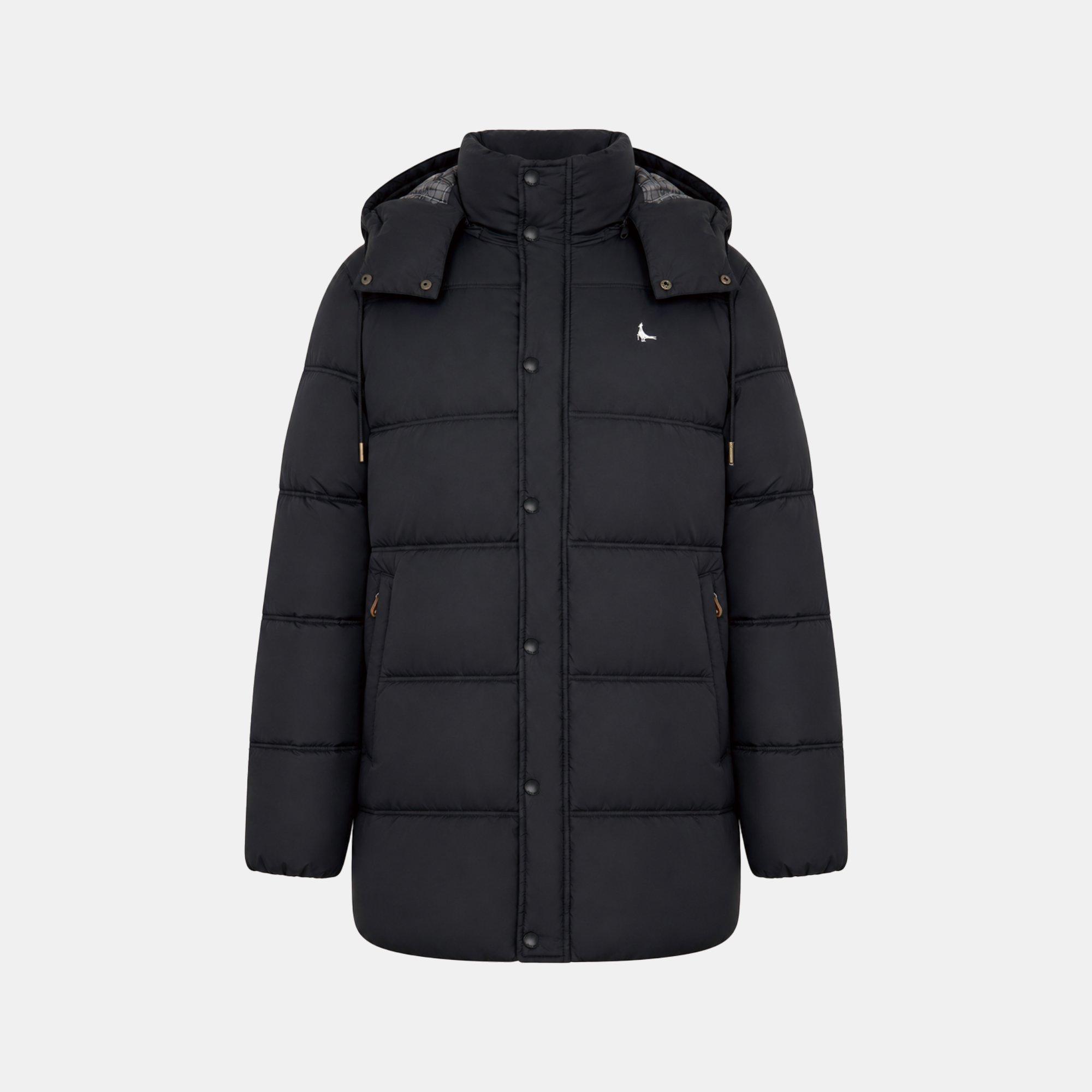Men's  Hooded Long Puffer Jacket