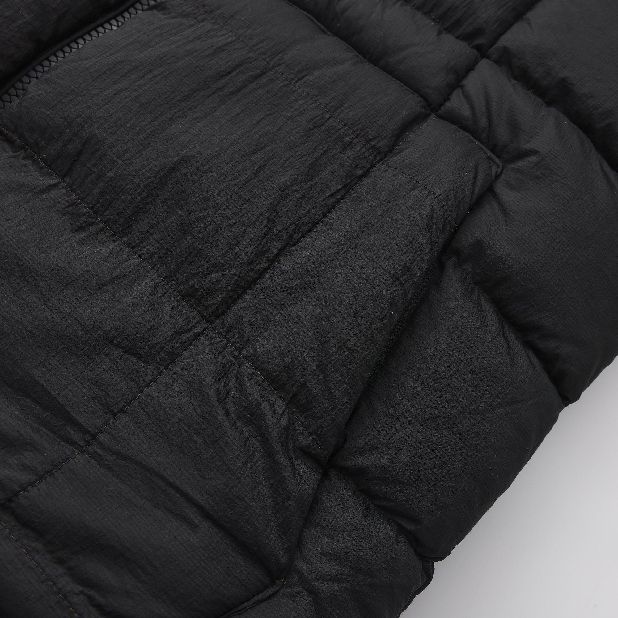 Black - Pretty Green - Mens  Baffle Hooded Long Sleeve Short Puffer Jacket - 11