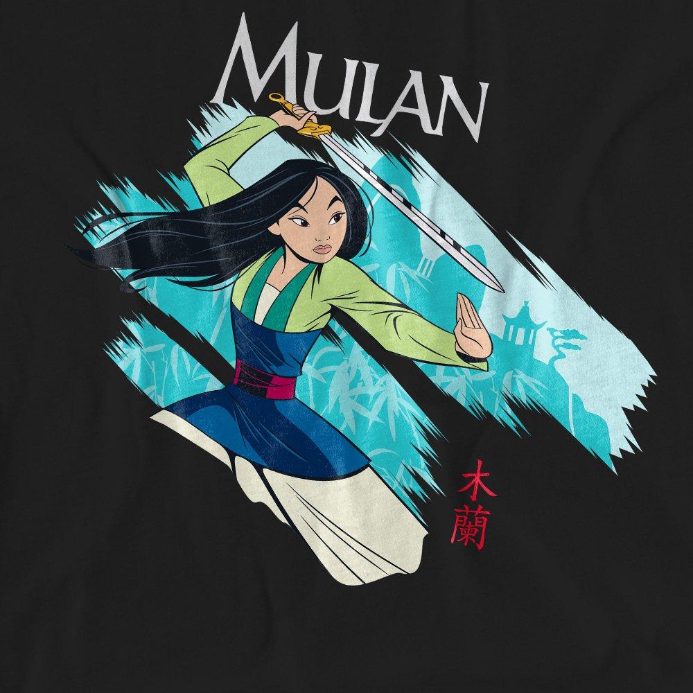 Black - Disney - Mulan Sword in the Wind T-Shirt Black - 2