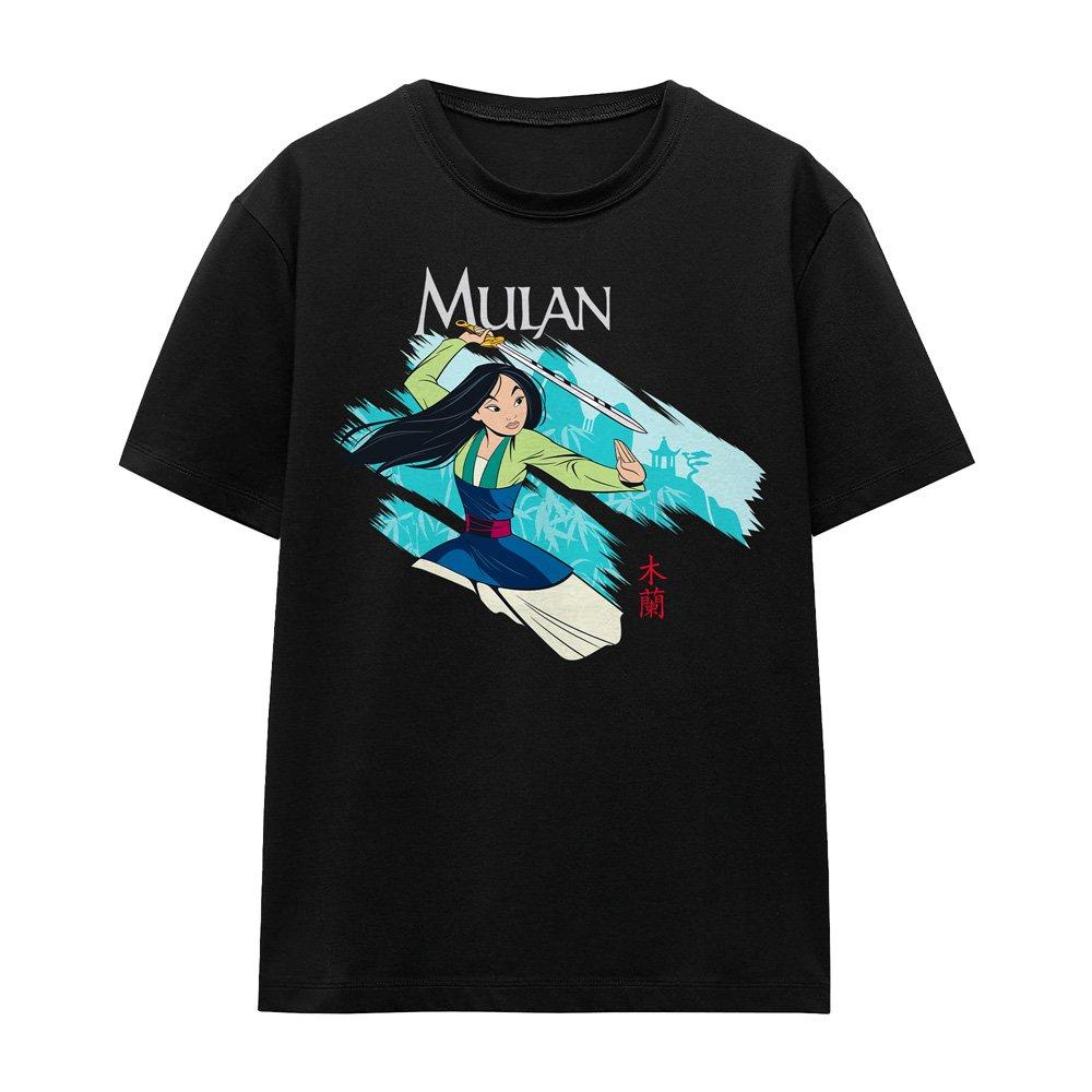 Black - Disney - Mulan Sword in the Wind T-Shirt Black - 4
