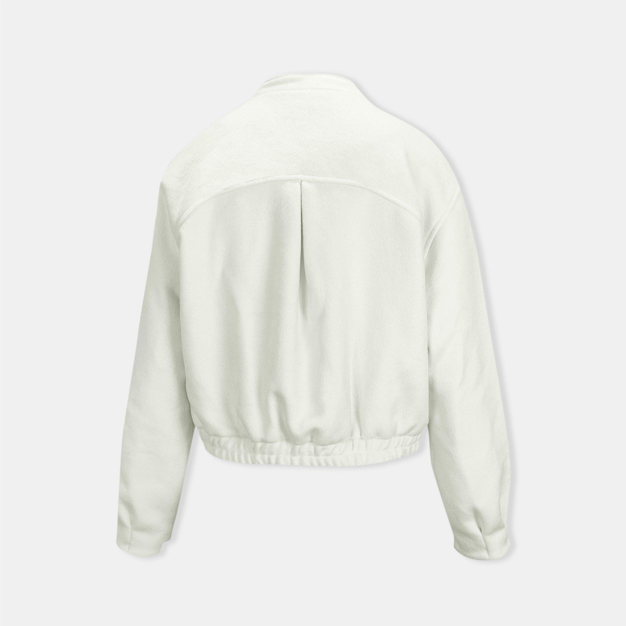 Cream - Jack Wills - Women's Insulated Long Sleeve Short Puffer Jacket - 2
