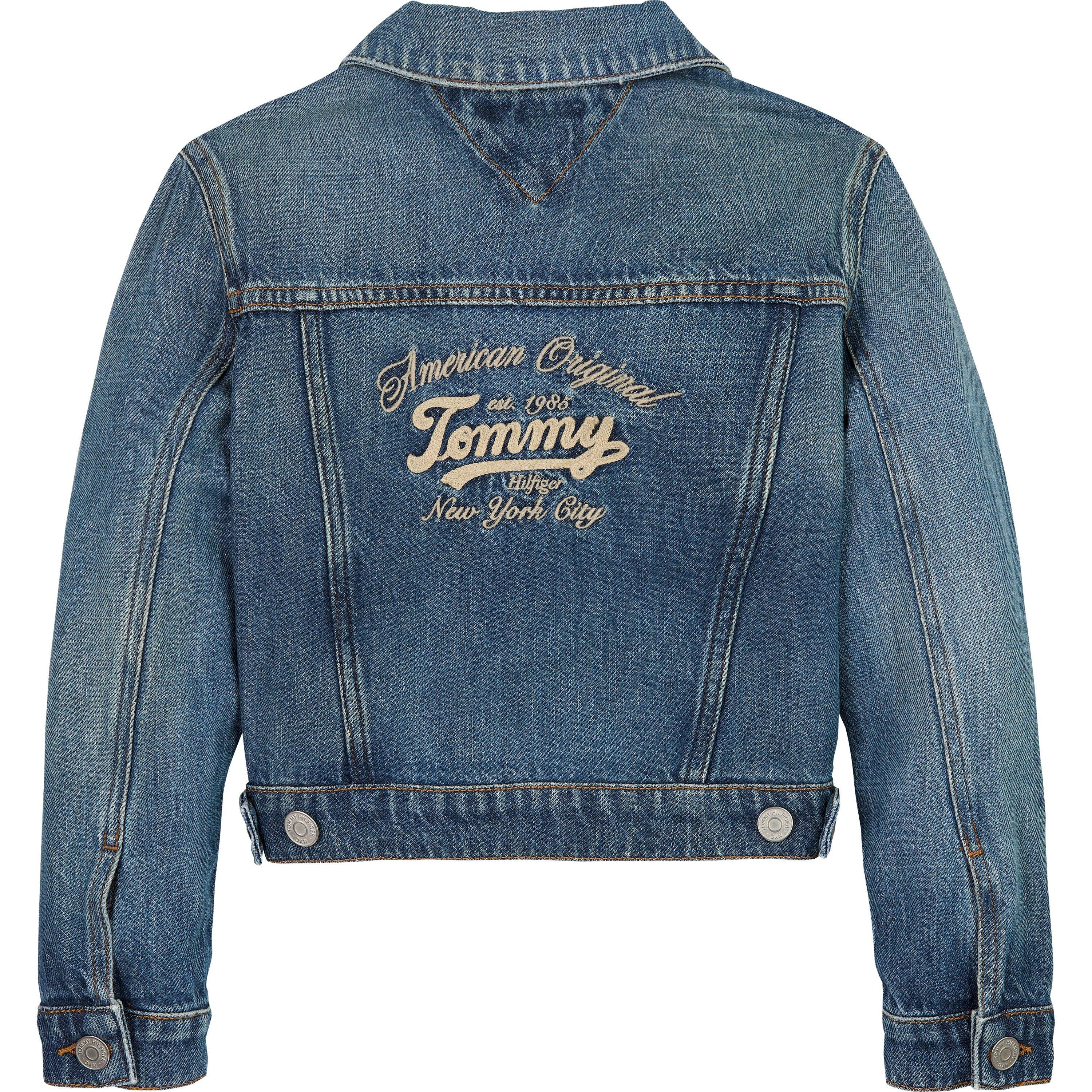 Island Blue 1BK - Tommy Hilfiger - Kids' Durable Denim Jacket - 2