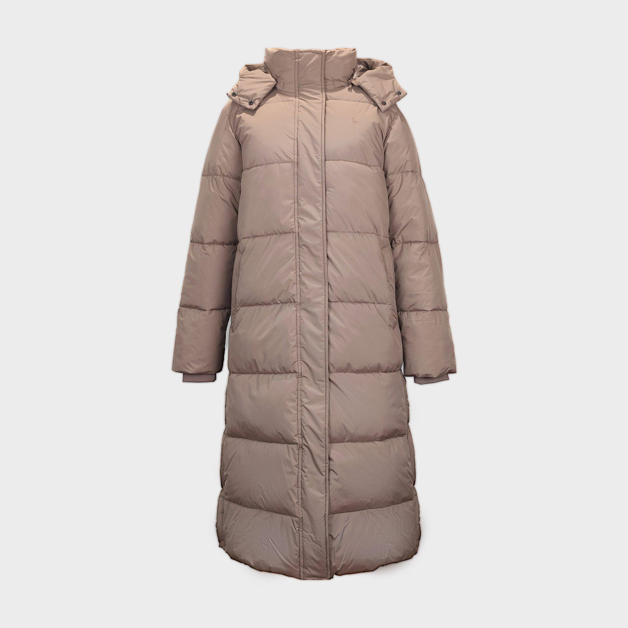 Jack Wills Women's Water Resistant Wind Resistant Detachable Hood Short Puffer Jacket Brown 14 (L) - Image 3