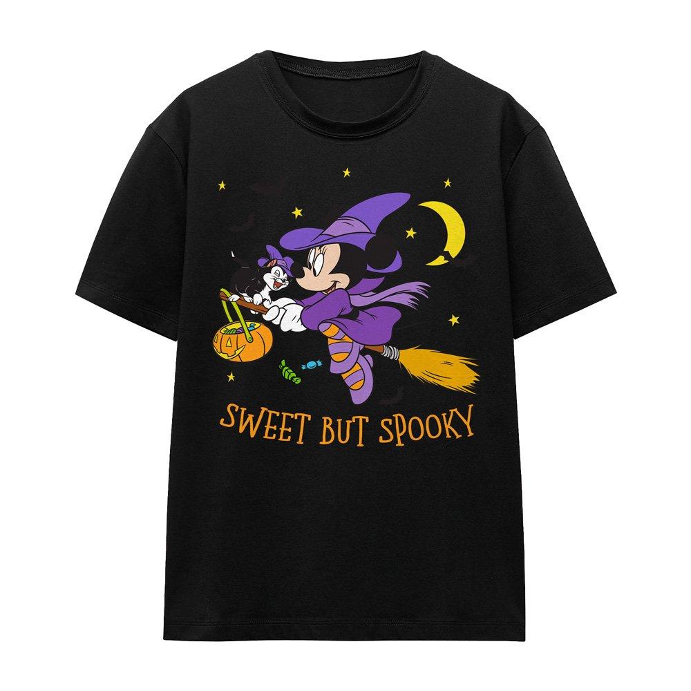 Black - Disney - Minnie Mouse Spooky Witch T-Shirt Black - 4