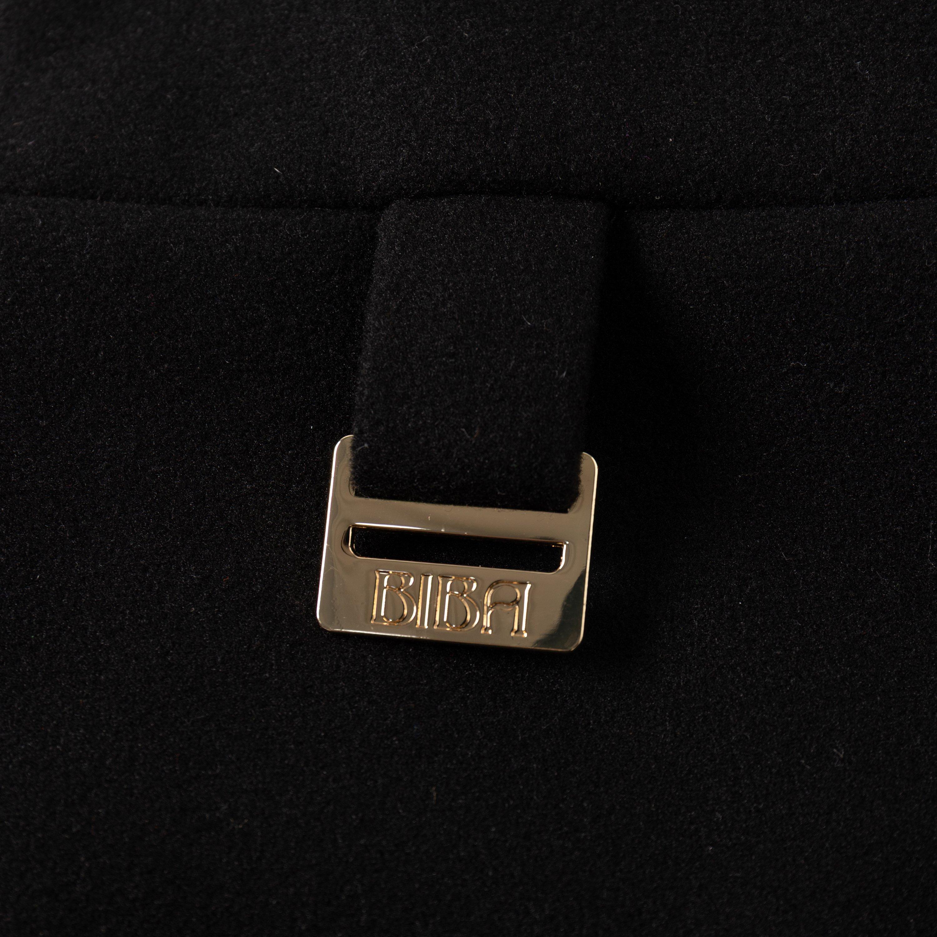 Black - Biba - Womens Bobby Belted Long Sleeve Hip Length Pea Coat - 6
