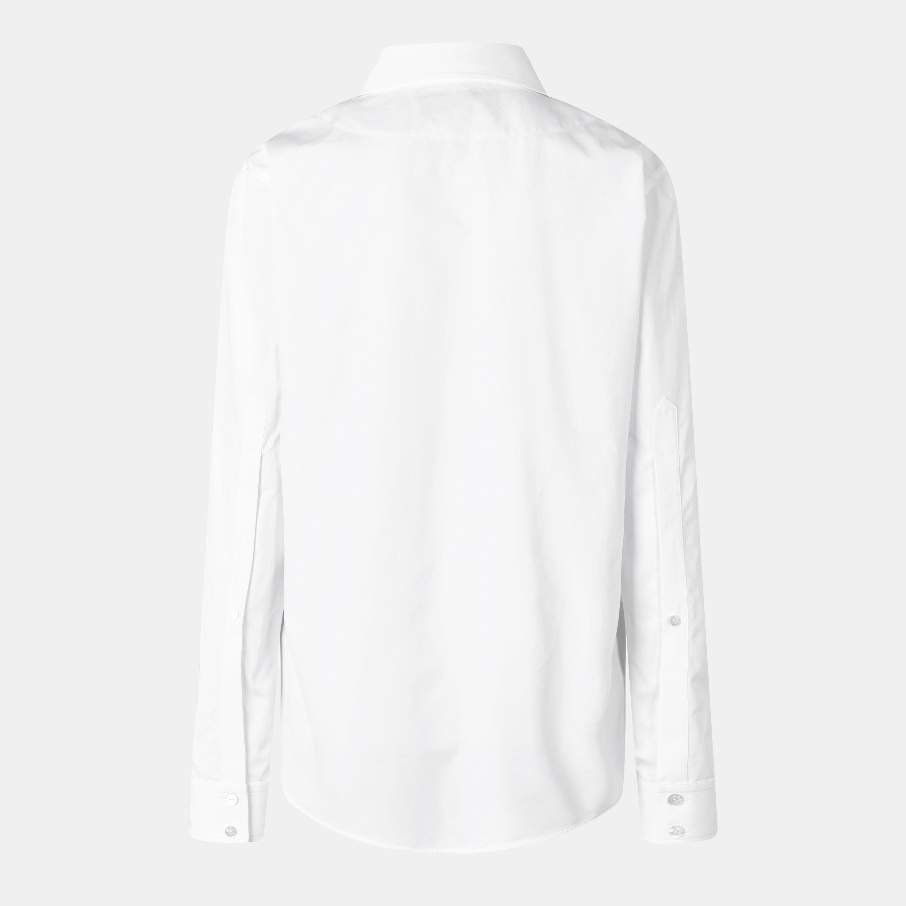 White - Gucci - Women's Plain Long Sleeve Shirt - 2
