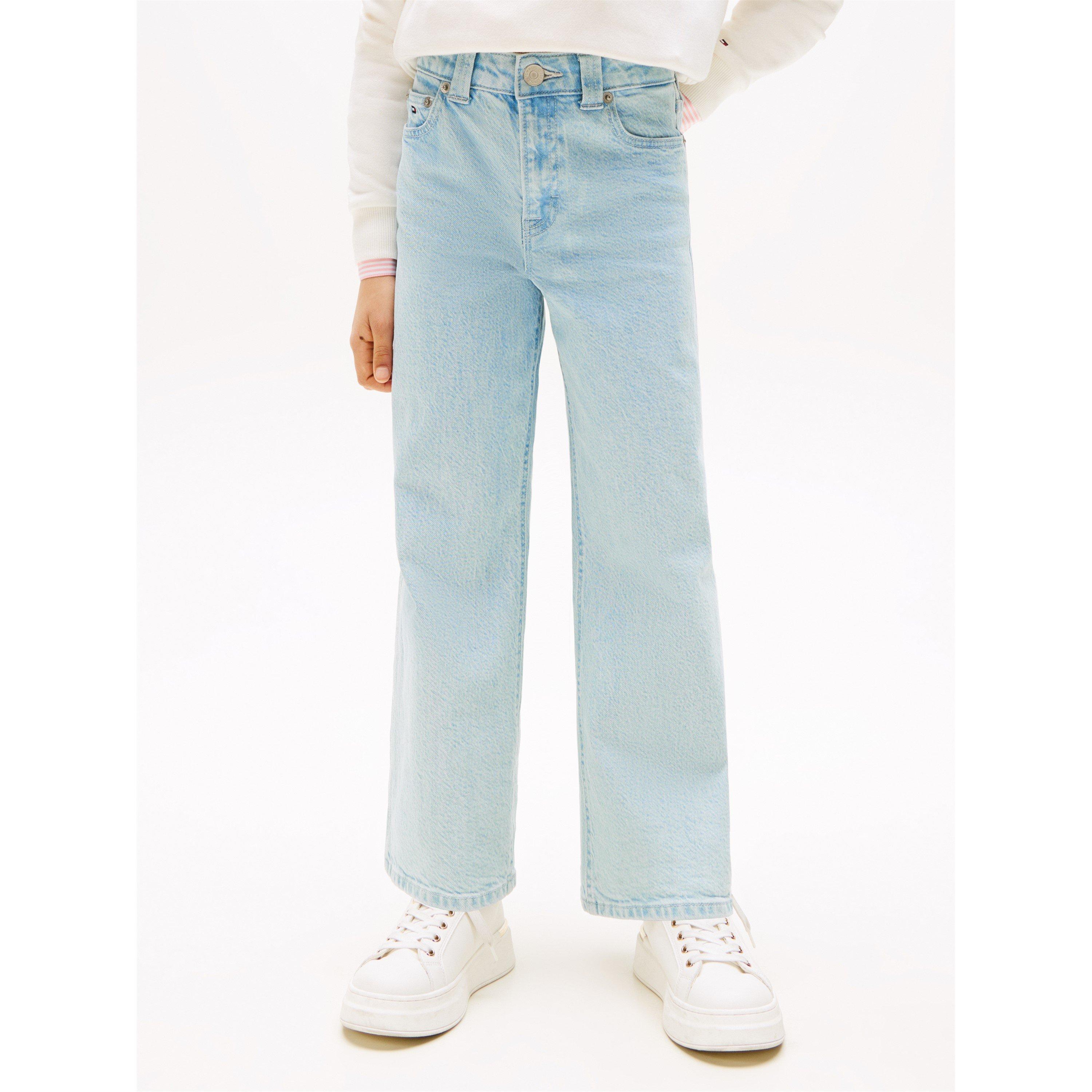 Bleach 1AB - Tommy Hilfiger - Kids' Mabel Wide Leg Jeans - 2