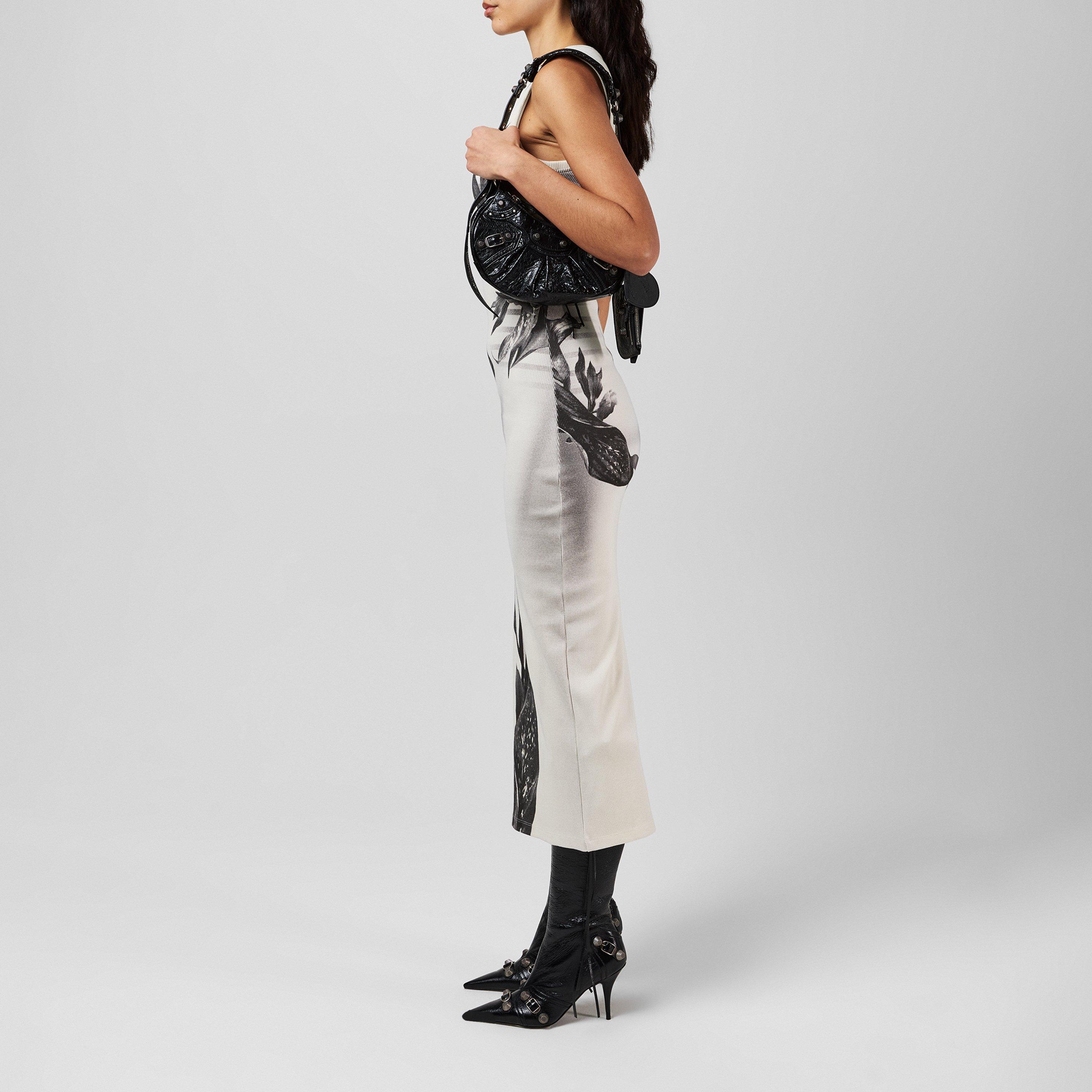 White - Jean Paul Gaultier - Floral-Print Tank Dress - 2