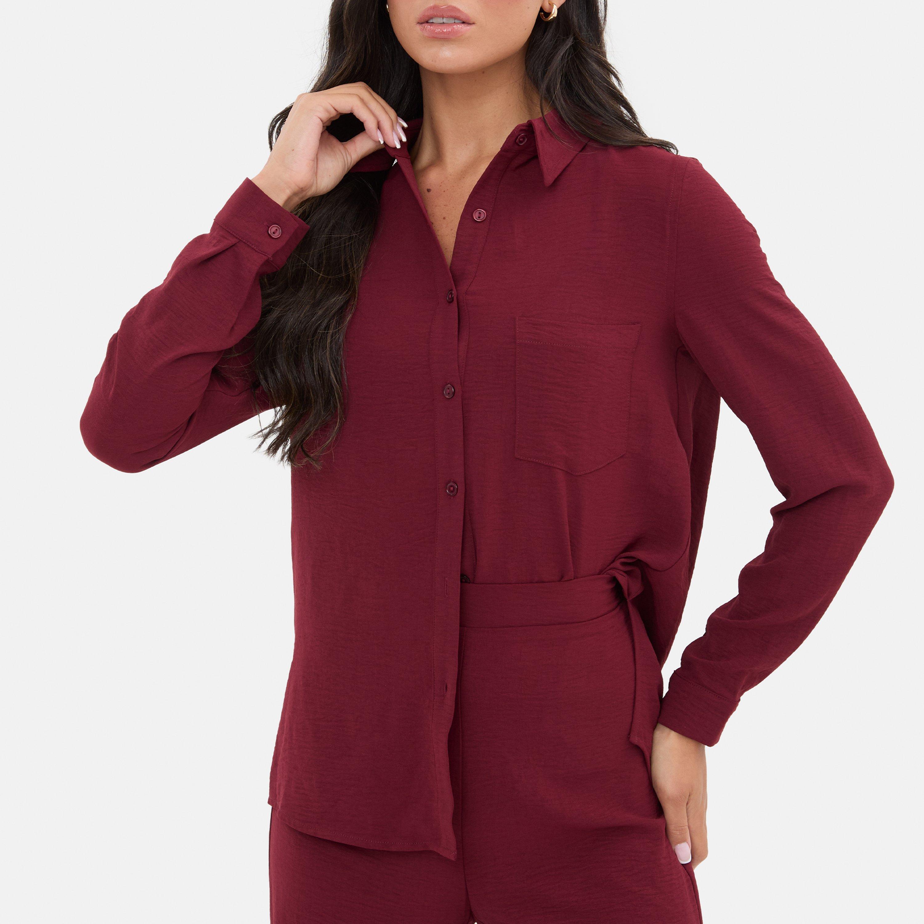 Bourgogne - I Saw It First - Soft Crepe Long Sleeved Shirt - 2