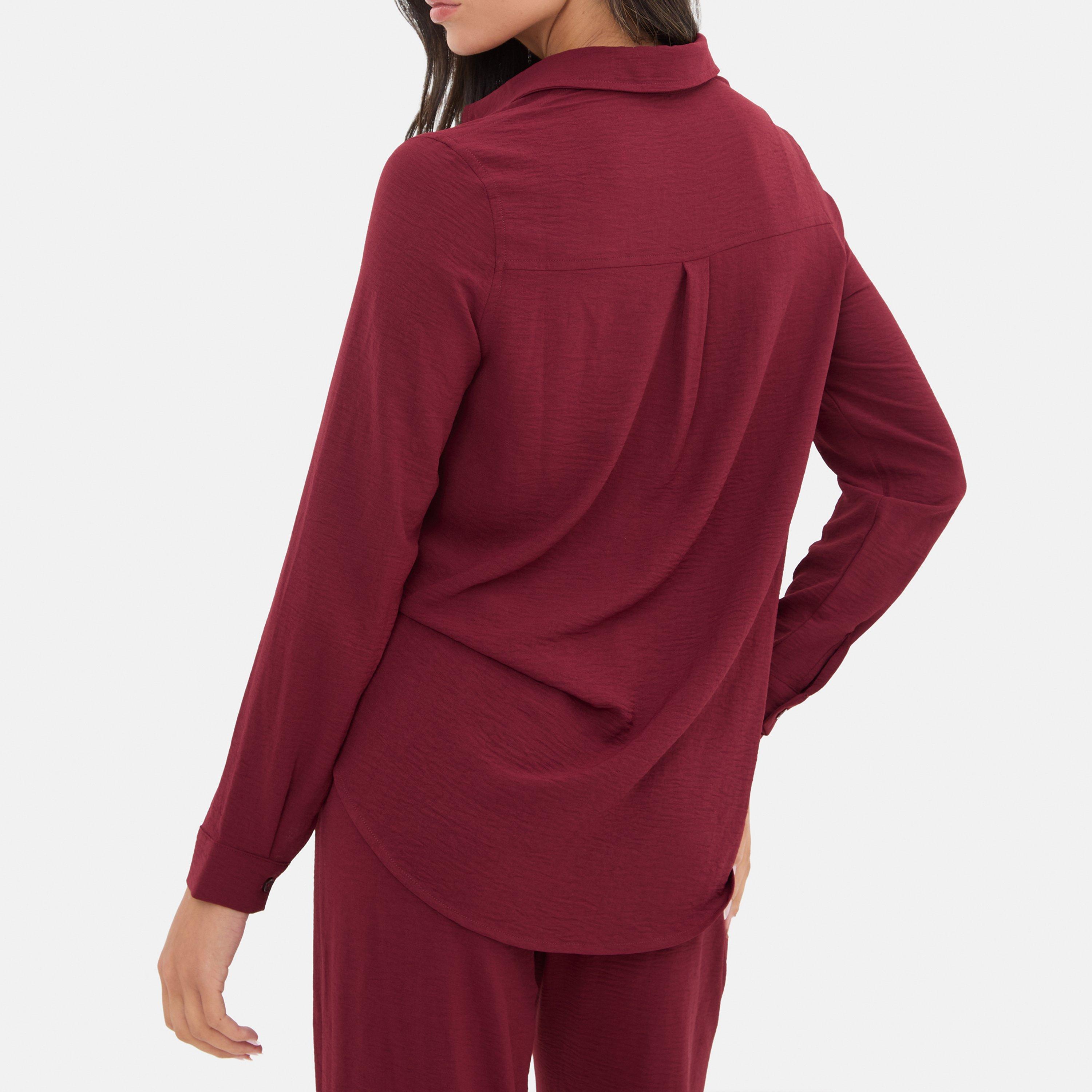 Bourgogne - I Saw It First - Soft Crepe Long Sleeved Shirt - 3