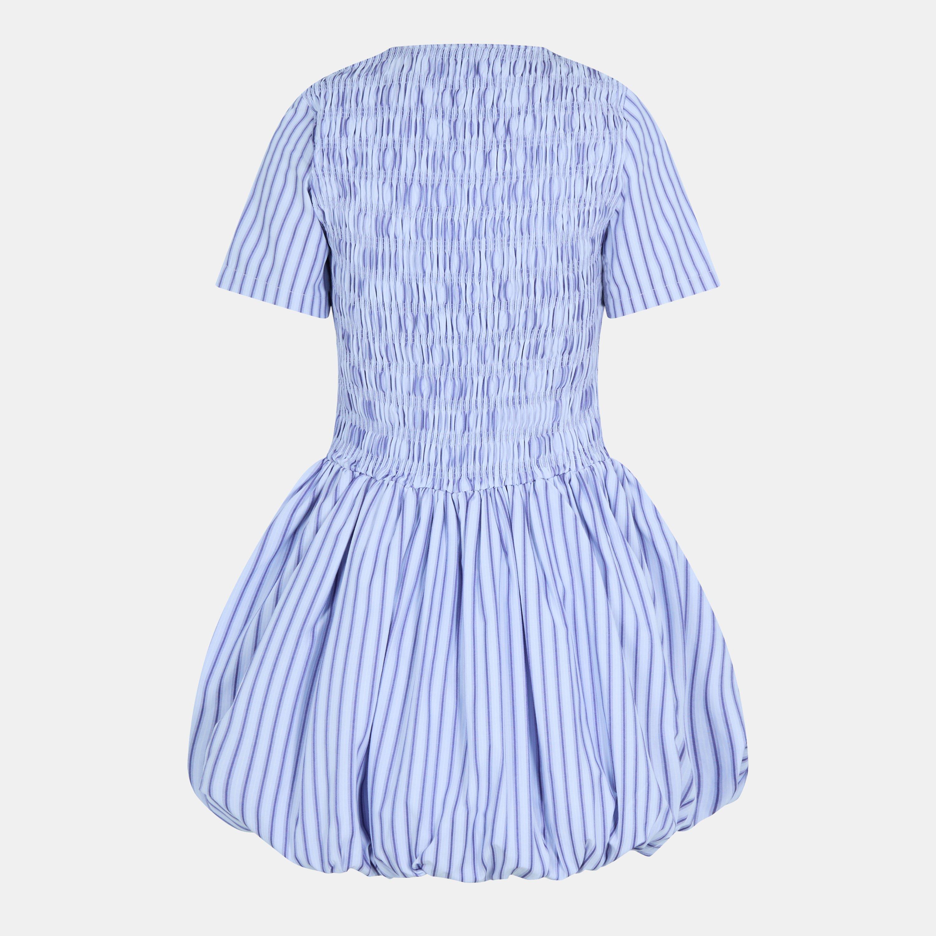 Blue/Black - AmyLynn - Women's Eleanor Puffball Mini Dress - 2