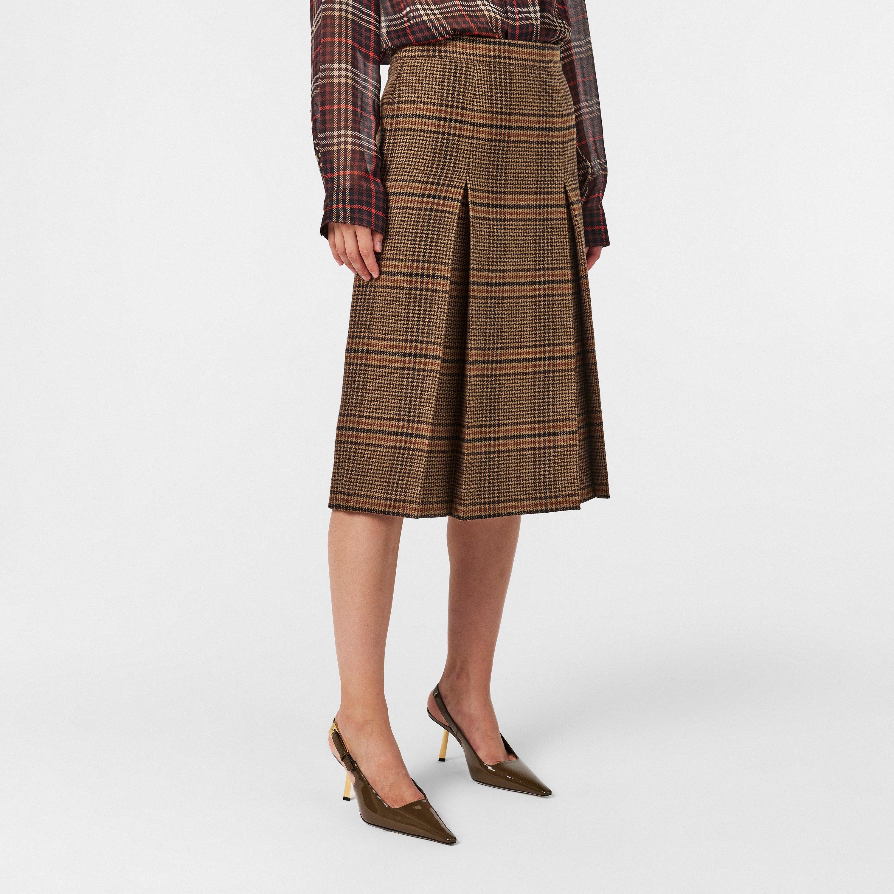 Marron - Saint Laurent - Women's Midi Skirt - 3