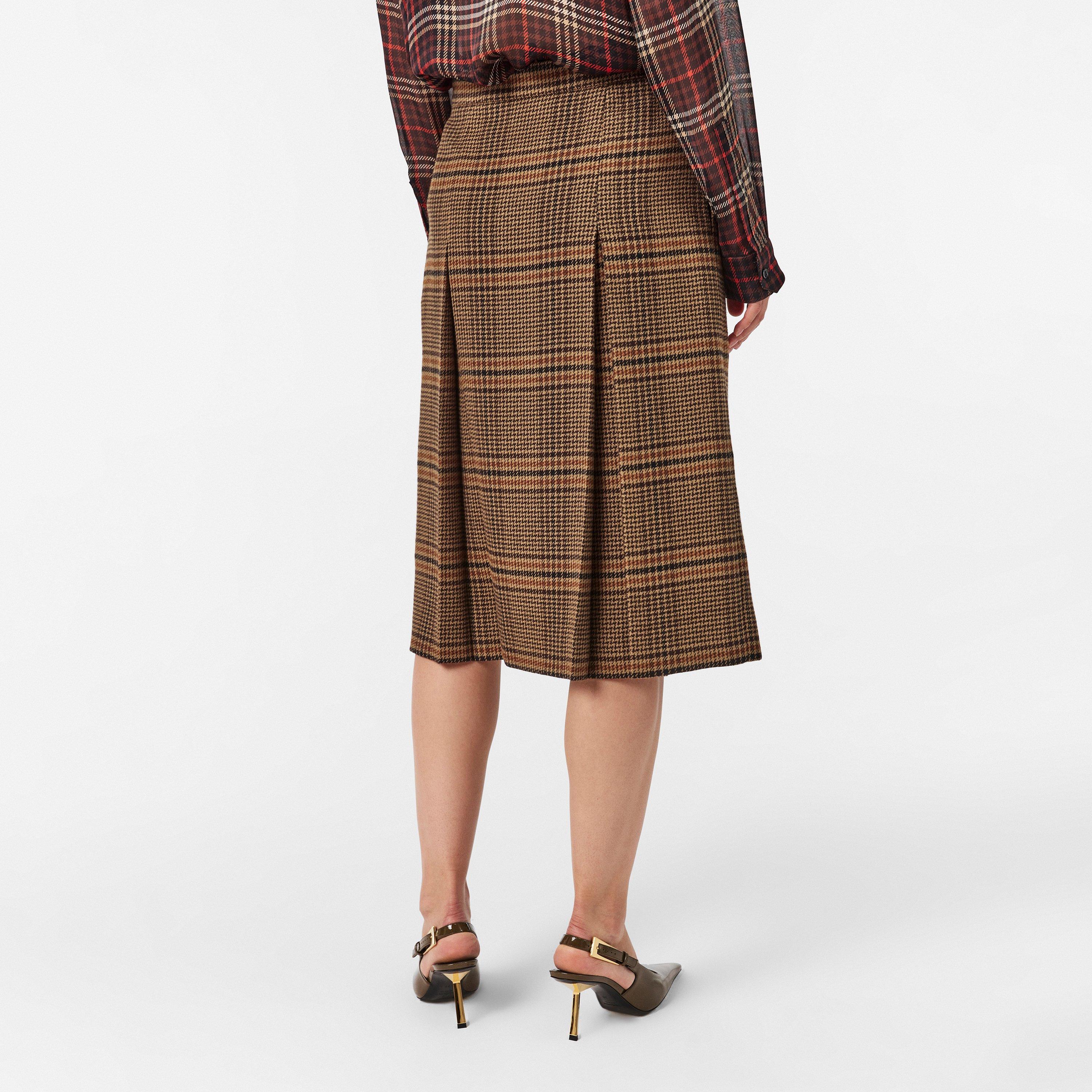 Marron - Saint Laurent - Women's Midi Skirt - 4