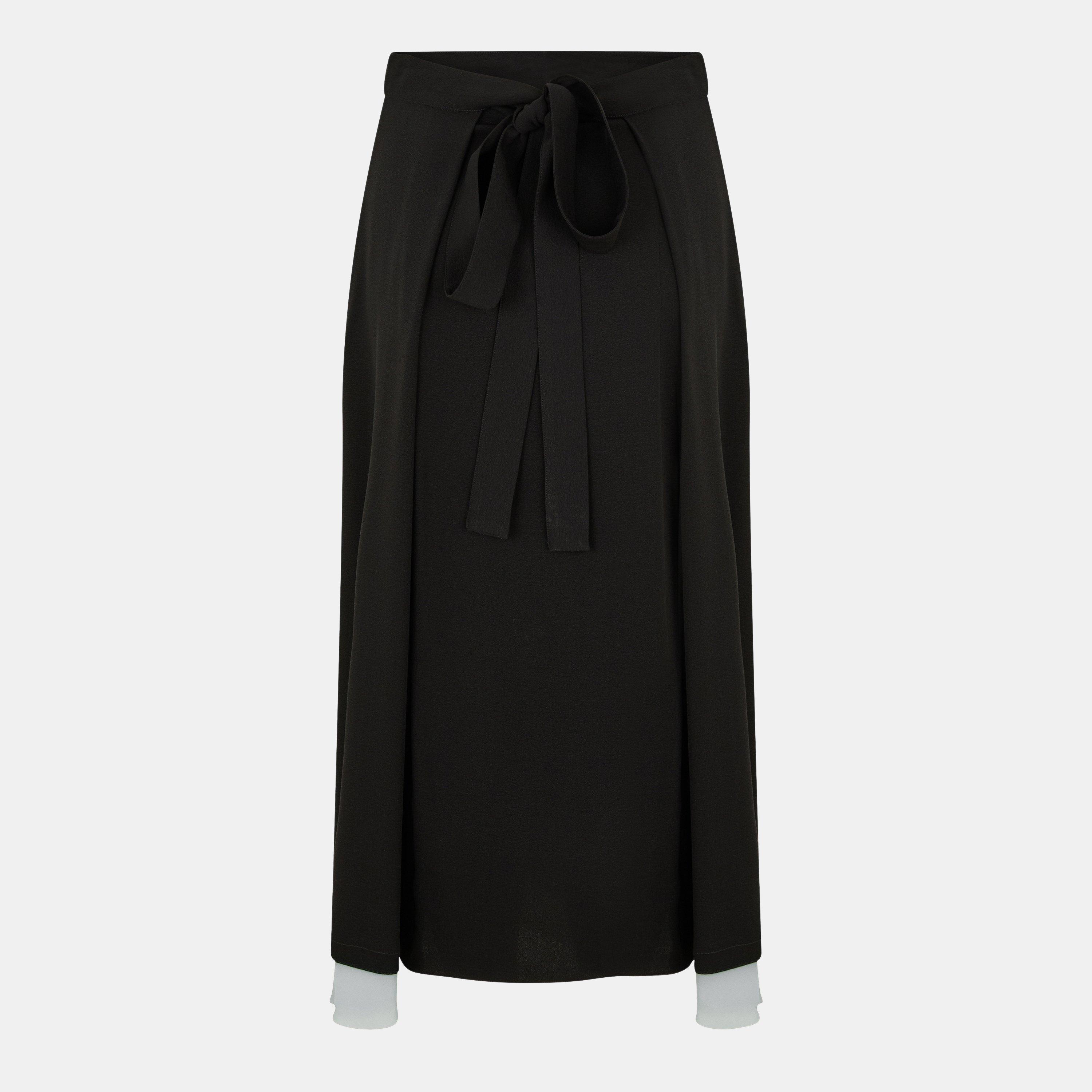 Black - Fendi - Wrap Skirt - 2