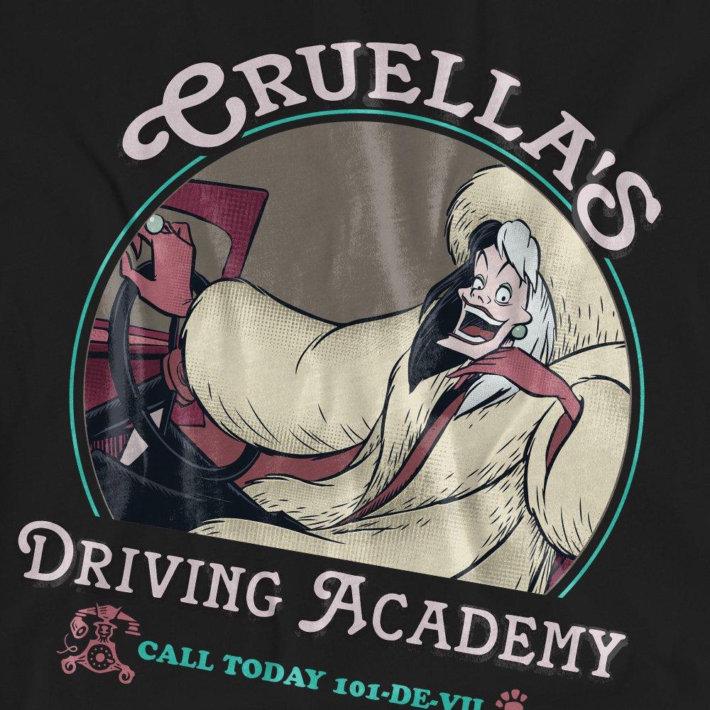 Black - Disney - Cruellas Driving School T-Shirt Black - 2