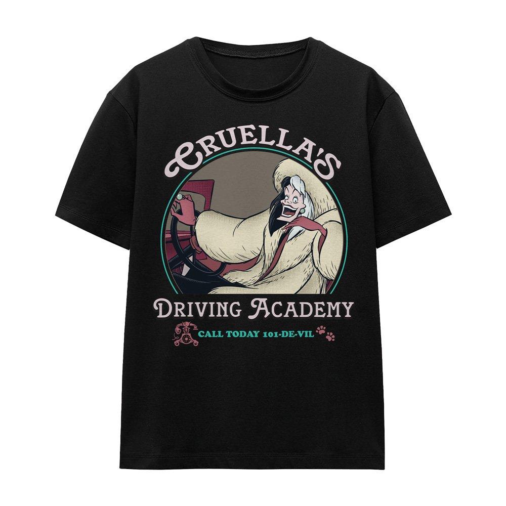 Black - Disney - Cruellas Driving School T-Shirt Black - 4