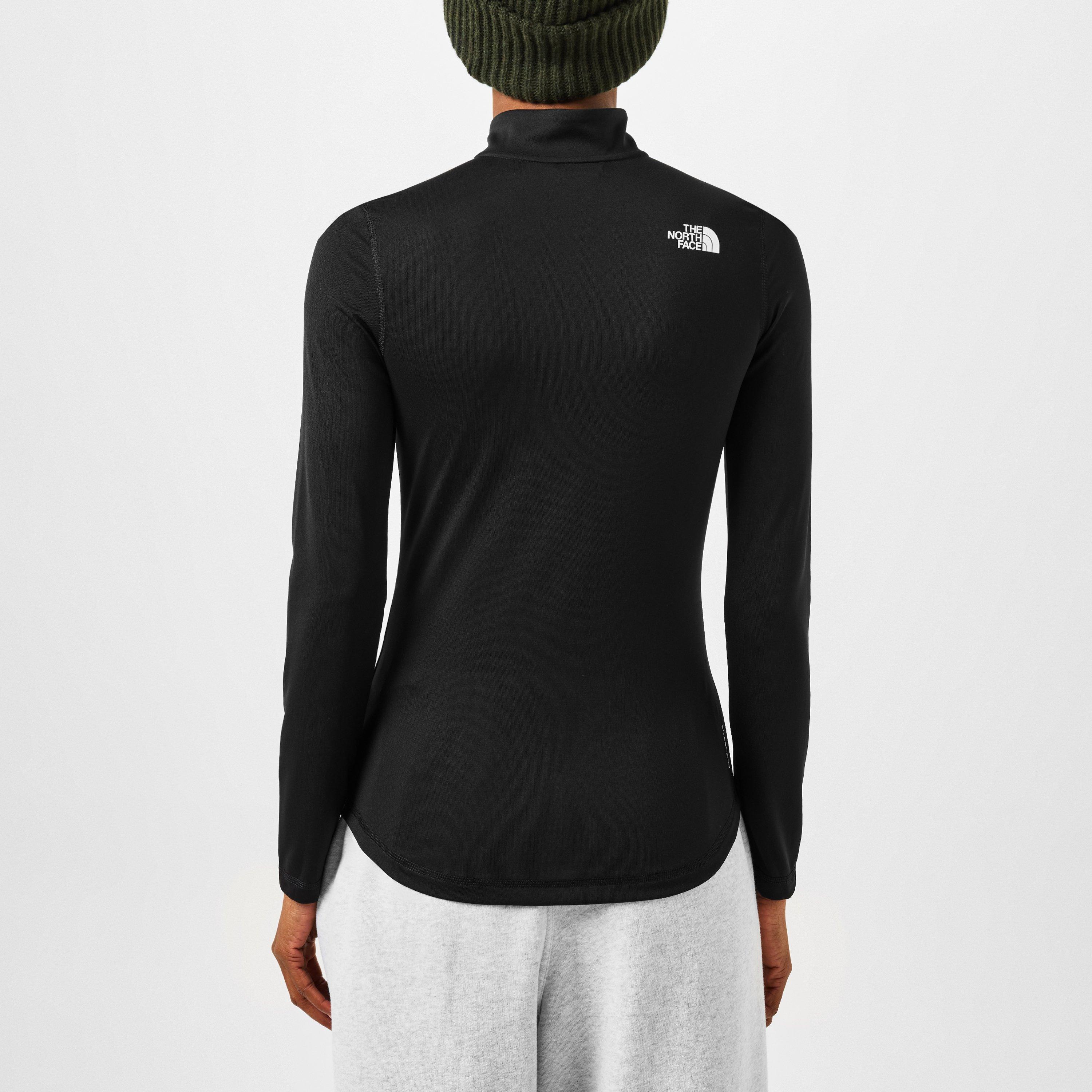 Black JK3 - The North Face - Flex quarter Zip Long-Sleeve Top Womens - 4