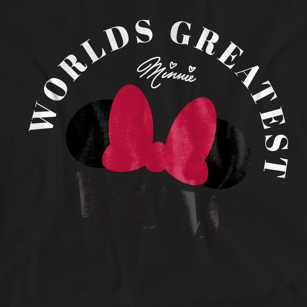 Black - Disney - Minnie Mouse Mothers Day Worlds Greatest Mum T-S - 2