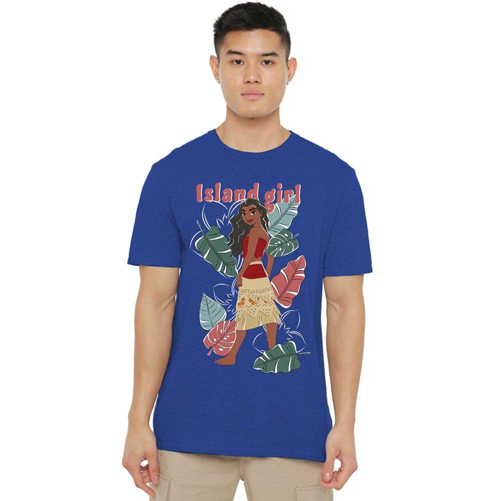 Moana Women's Island Girl T-Shirt Royal - M