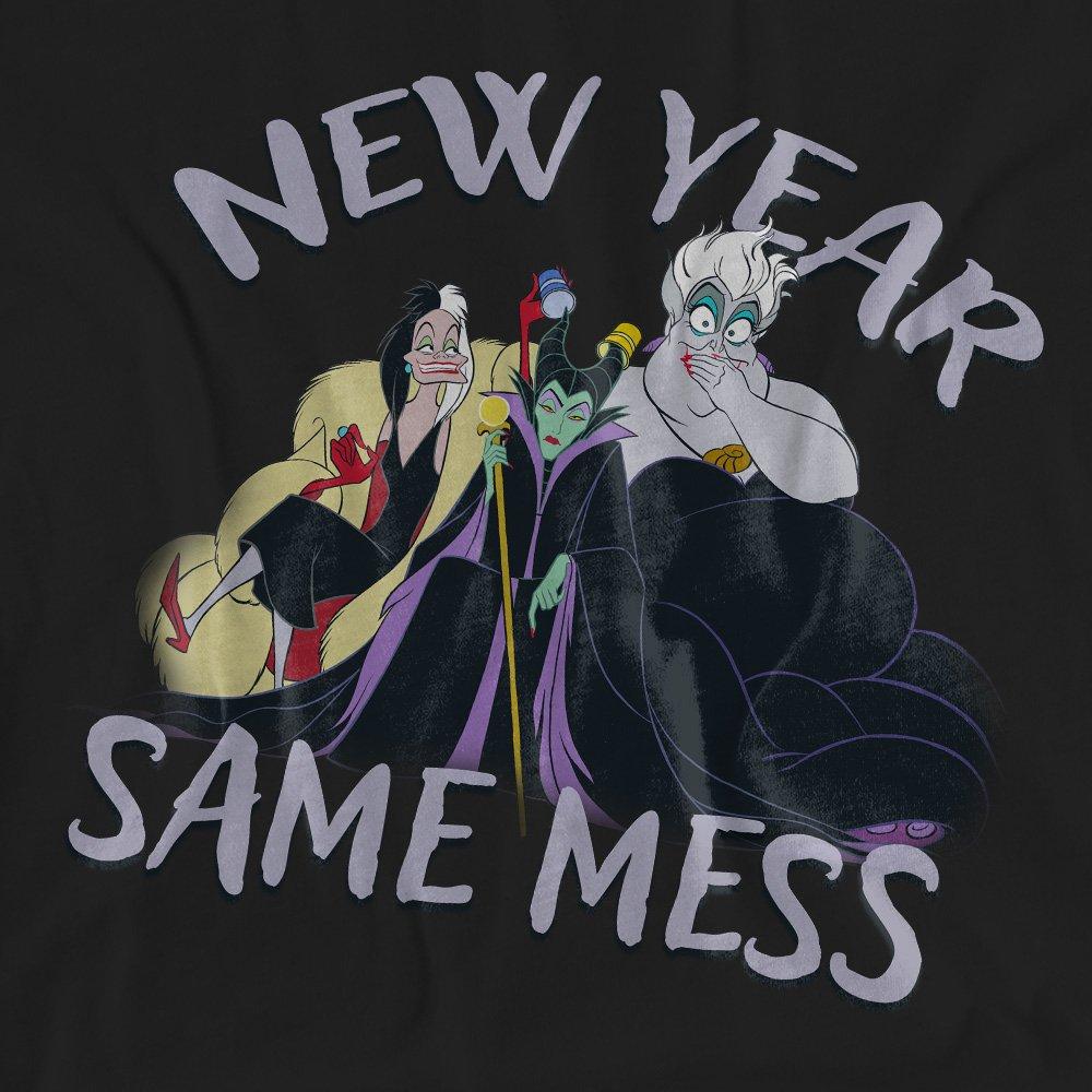 Black - Disney - New Year Same Mess T-Shirt Black - 2