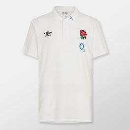 Umbro England Rugby 2024 CVC Polo Shirt Mens