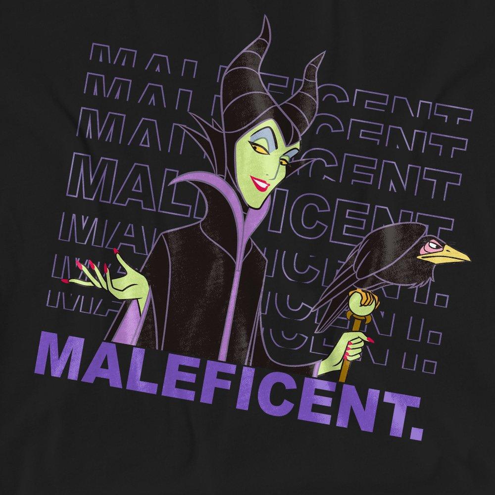 Black - Disney - Maleficent Repeat Name T-Shirt Black - 2