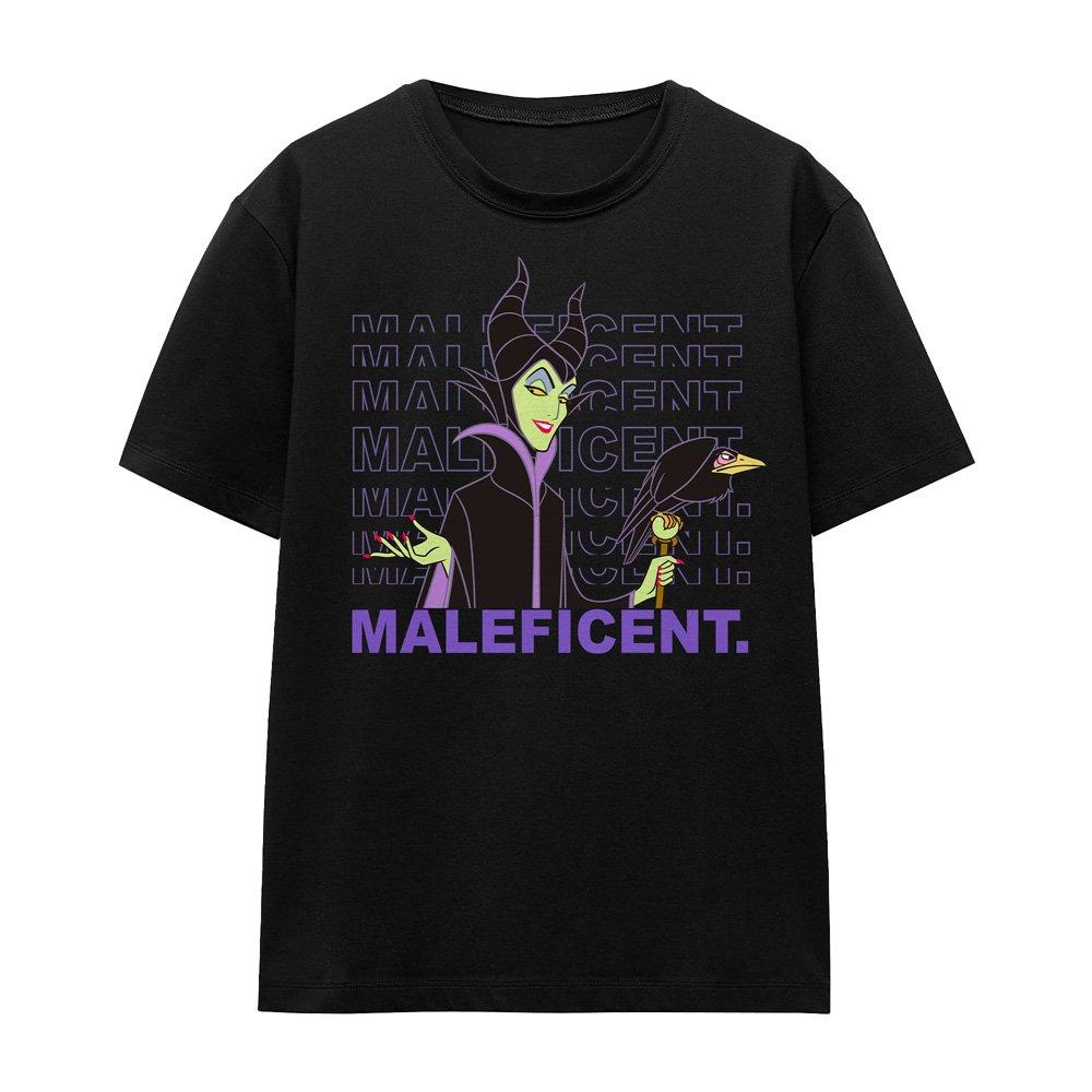 Black - Disney - Maleficent Repeat Name T-Shirt Black - 4