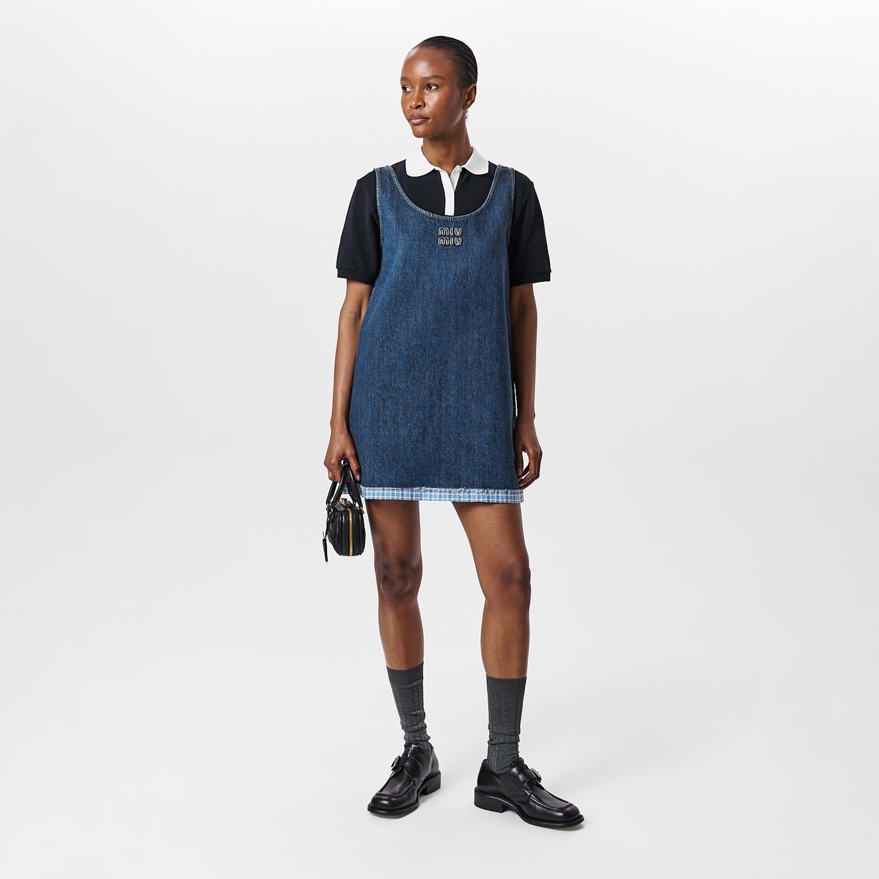 Bleu - Miu Miu - Denim Dress - 6