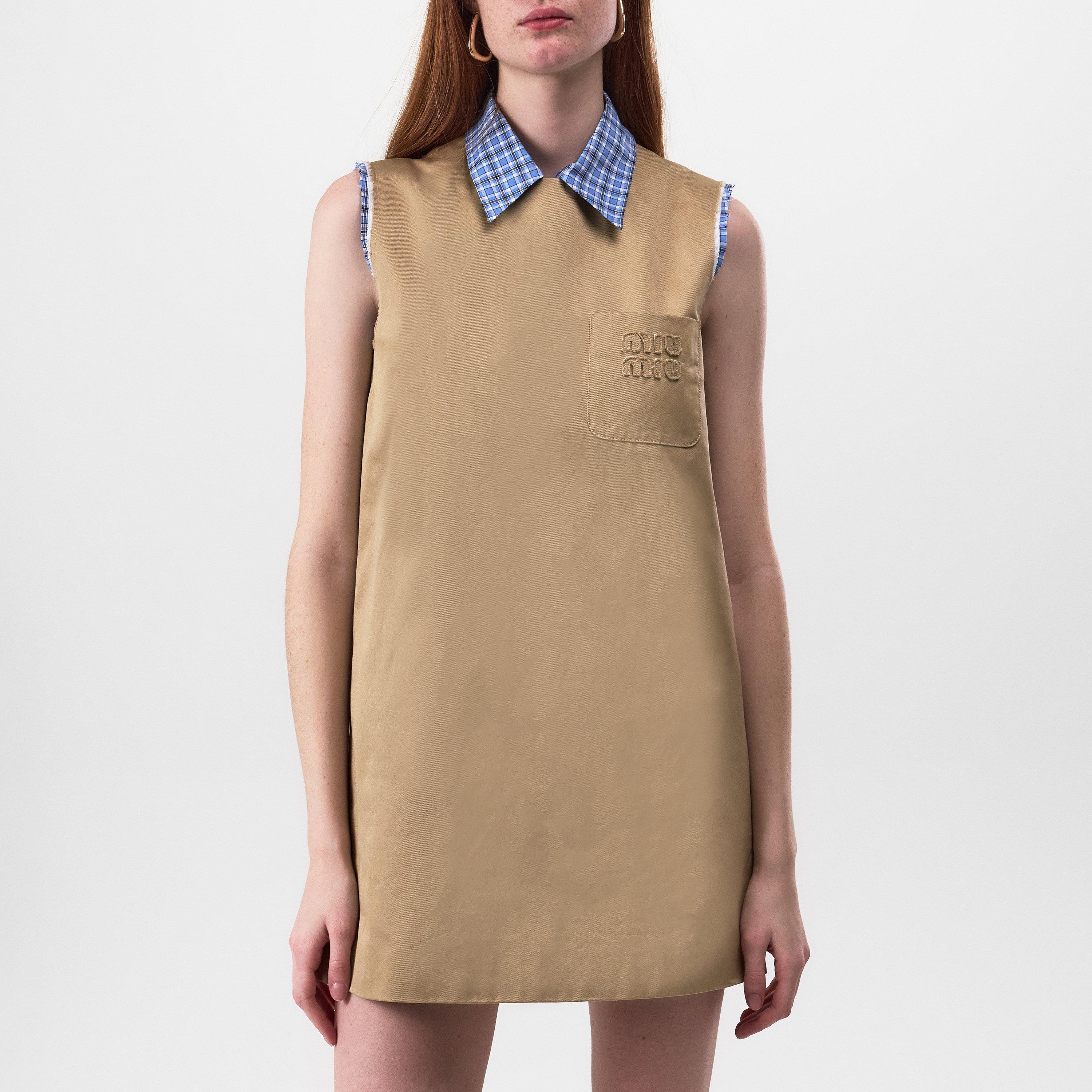 Corda - Miu Miu - Women's Chino Mini Dress - 3